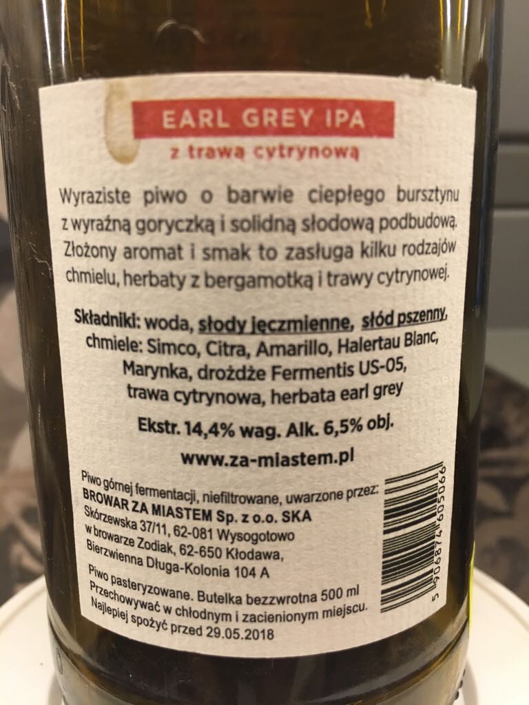 Święty Spokój - Browar Za Miastem alcohol collectible - Main Image 2