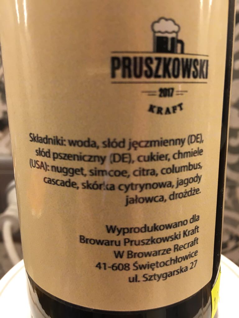 Jałowcowy Bąbel - Pruszkowski Kraft alcohol collectible - Main Image 2