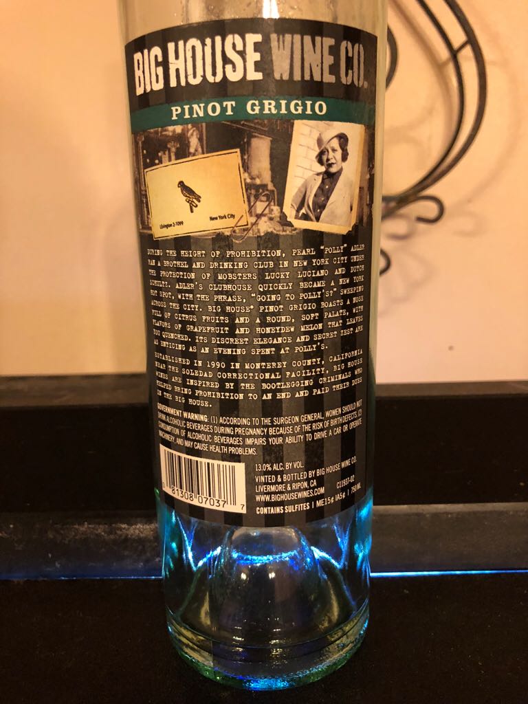 Big House Wine Co. - Big House Wine Co. (750 mL) alcohol collectible - Main Image 2