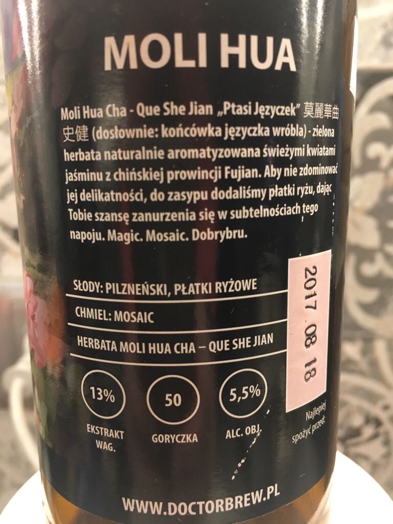 Moli Hua - Doctor Brew alcohol collectible - Main Image 2