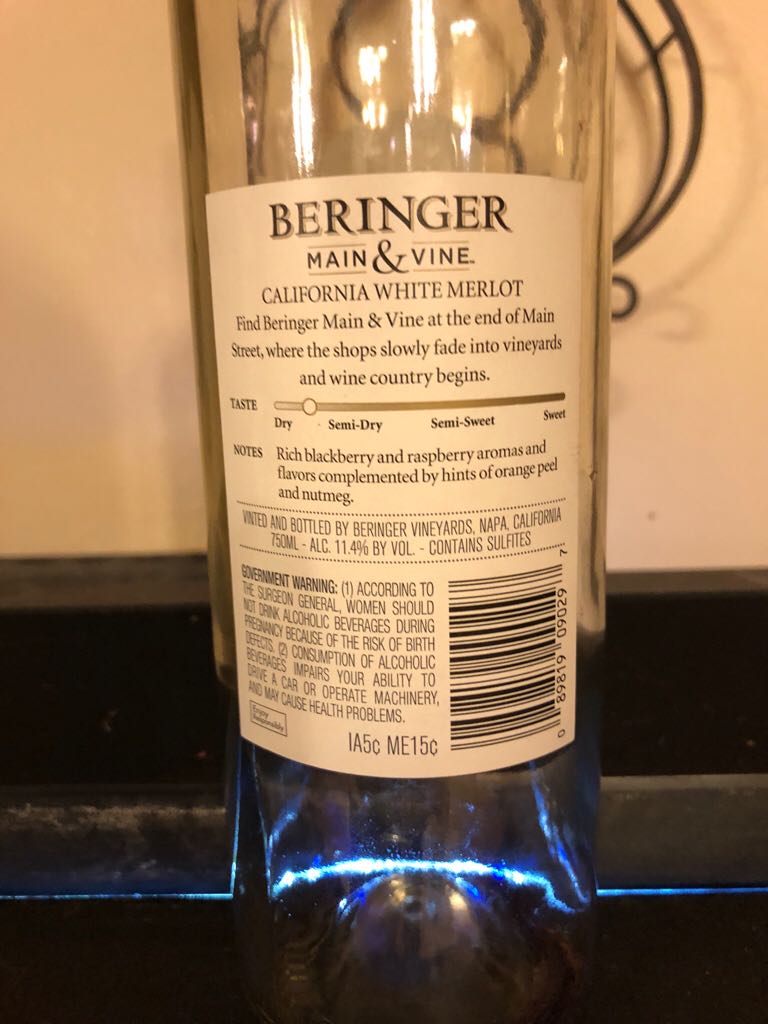Beringer - Beringer Vineyards (750 mL) alcohol collectible - Main Image 2