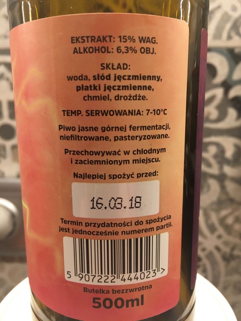 Hopeace Killah - Piwne Podziemie alcohol collectible - Main Image 2