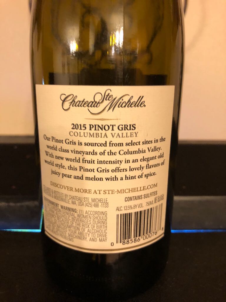 Chateau Ste. Miechelle - Columbia Valley (750 mL) alcohol collectible - Main Image 2