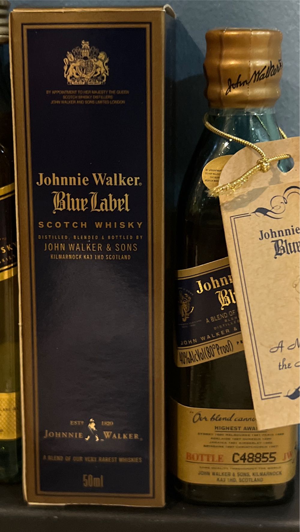 Johnny Walker Blue - Johnnie Walker & Sons (750mL) alcohol collectible - Main Image 4