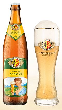 ABK - Hefeweizen Anno 25 - Aktienbrauerei Kaufbeuren (500 mL) alcohol collectible - Main Image 2