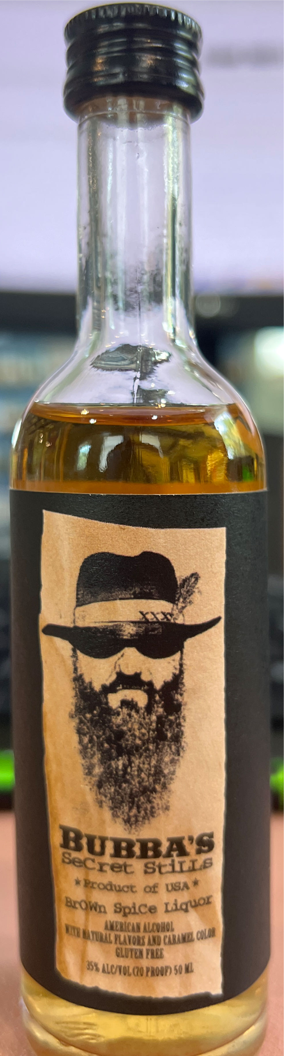 Bubba’s - Distilled Resources Inc. (50 mL) alcohol collectible - Main Image 2