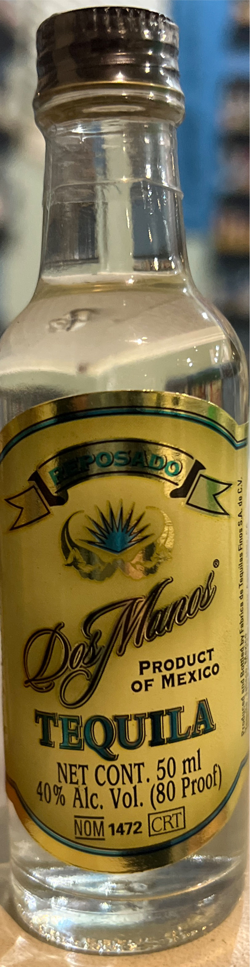 Dos Manos - Fabrica De Tequilas Finos (50 mL) alcohol collectible - Main Image 2