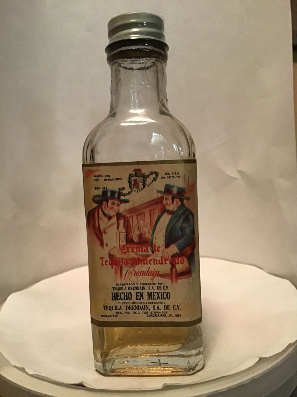 Orendain Anniversario & Blanco - Tequila Orendain De Jalisco S.A. De C.V. (50 mL) alcohol collectible - Main Image 3