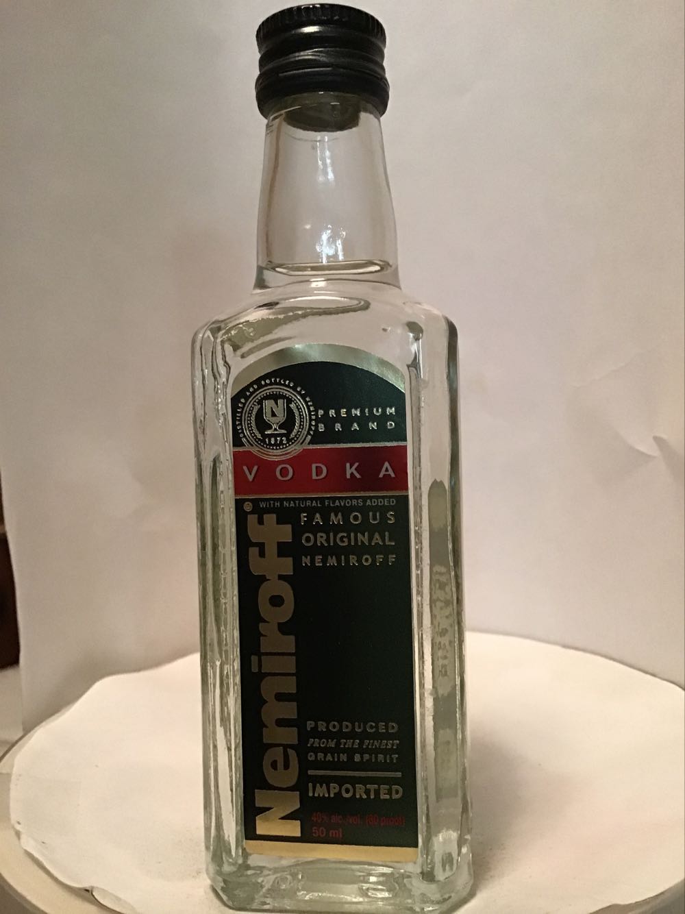 Nemiroff Original - Nemiroff Vodka (50 mL) alcohol collectible - Main Image 2