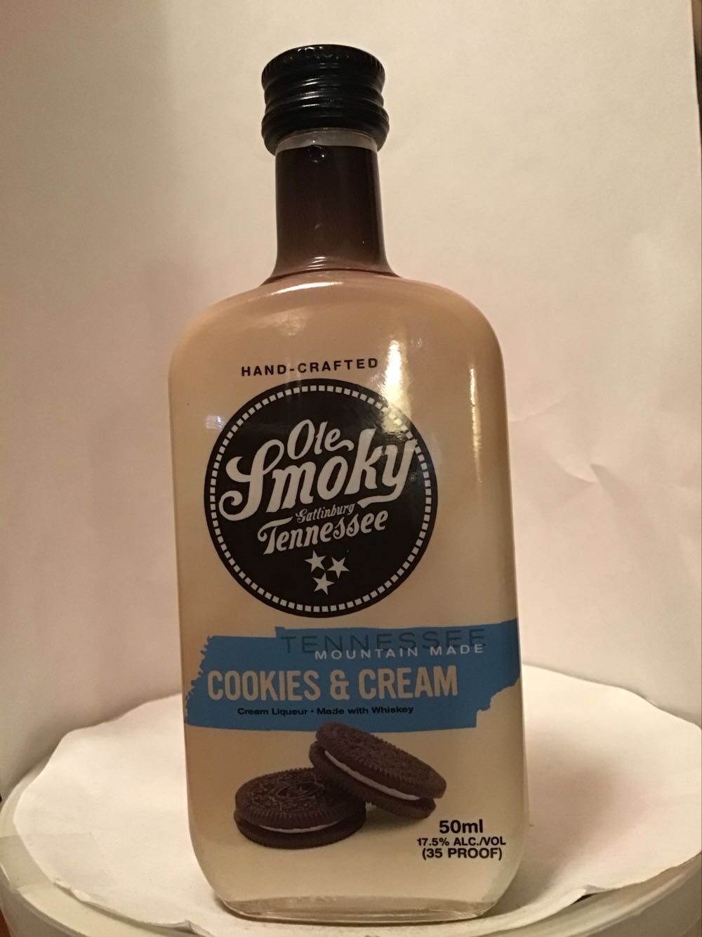 Ole Smoky Moonshine Blue Flame & Cookies &Cream - Ole Smoky Distillery (50 mL) alcohol collectible - Main Image 2