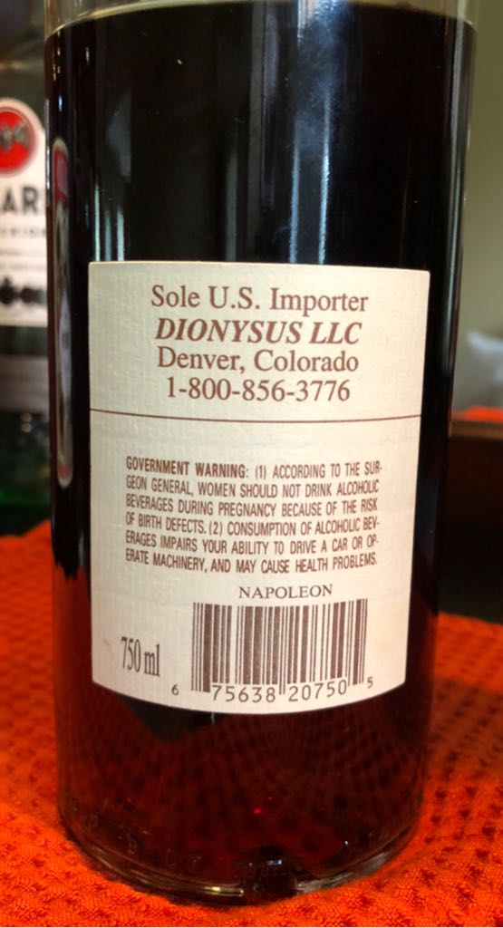 Napoleon - Daniel Bouju alcohol collectible - Main Image 2