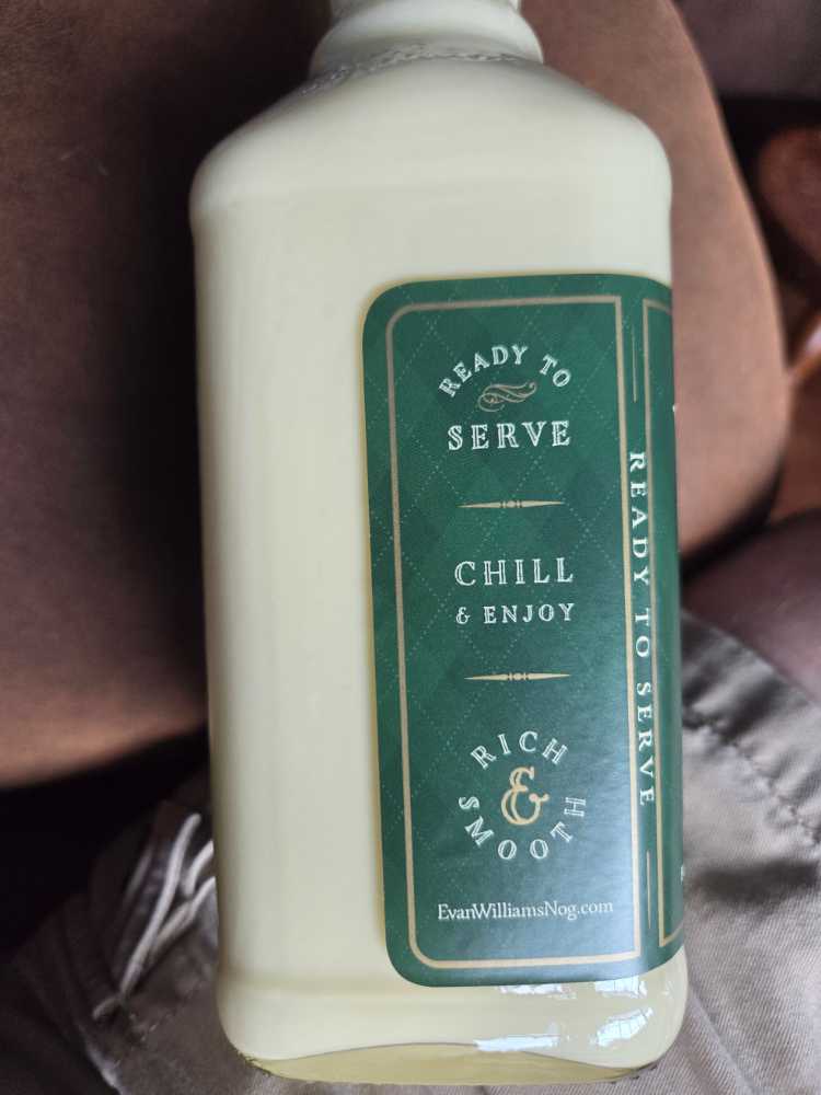 Evan Williams Egg Nog  - Old Evan Williams Distillery (750 mL) alcohol collectible [Barcode 096749025336] - Main Image 4