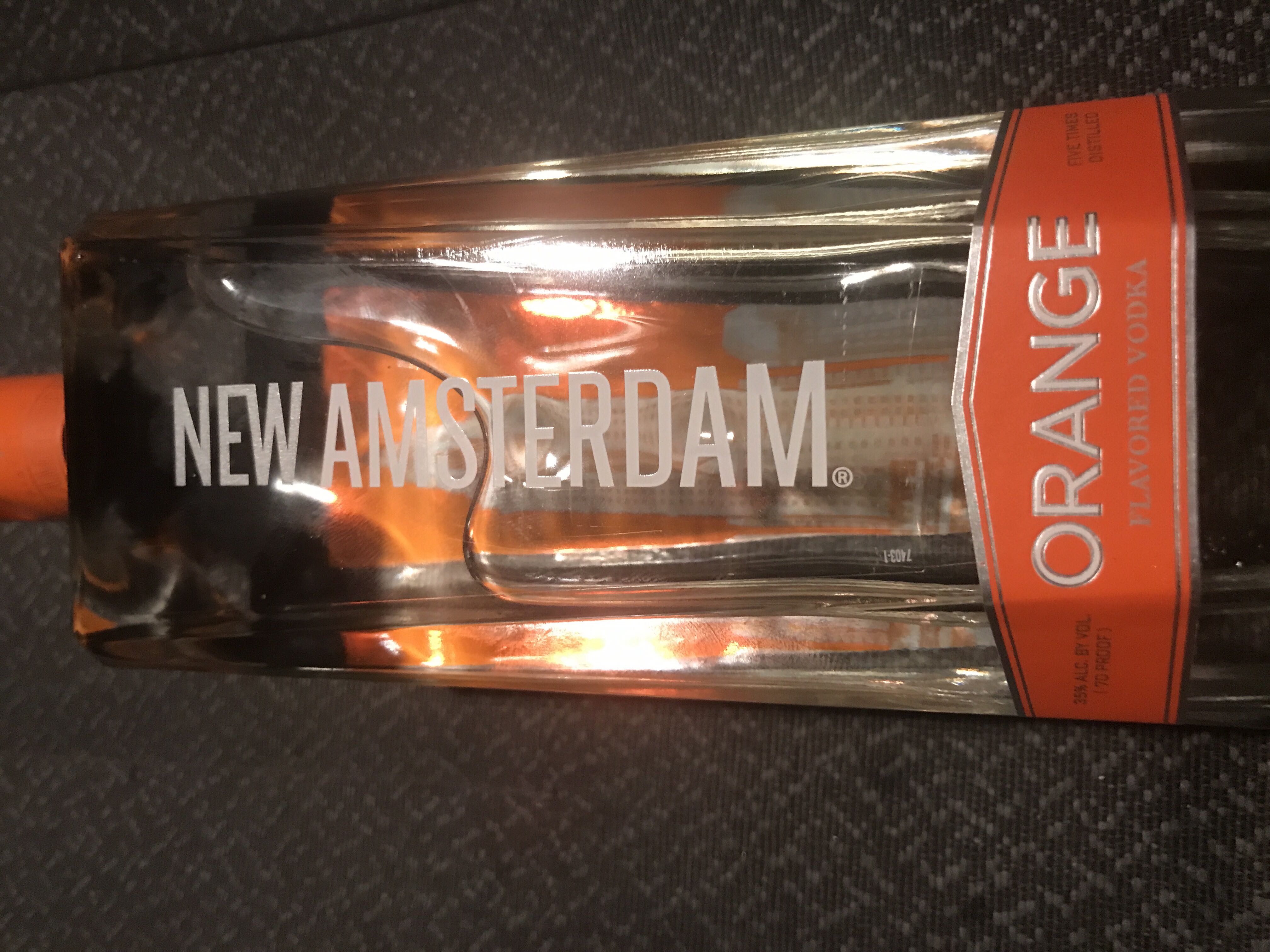 New Amsterdam Orange  - New Amsterdam Spirits Company (750 mL) alcohol collectible [Barcode 085000022375] - Main Image 1