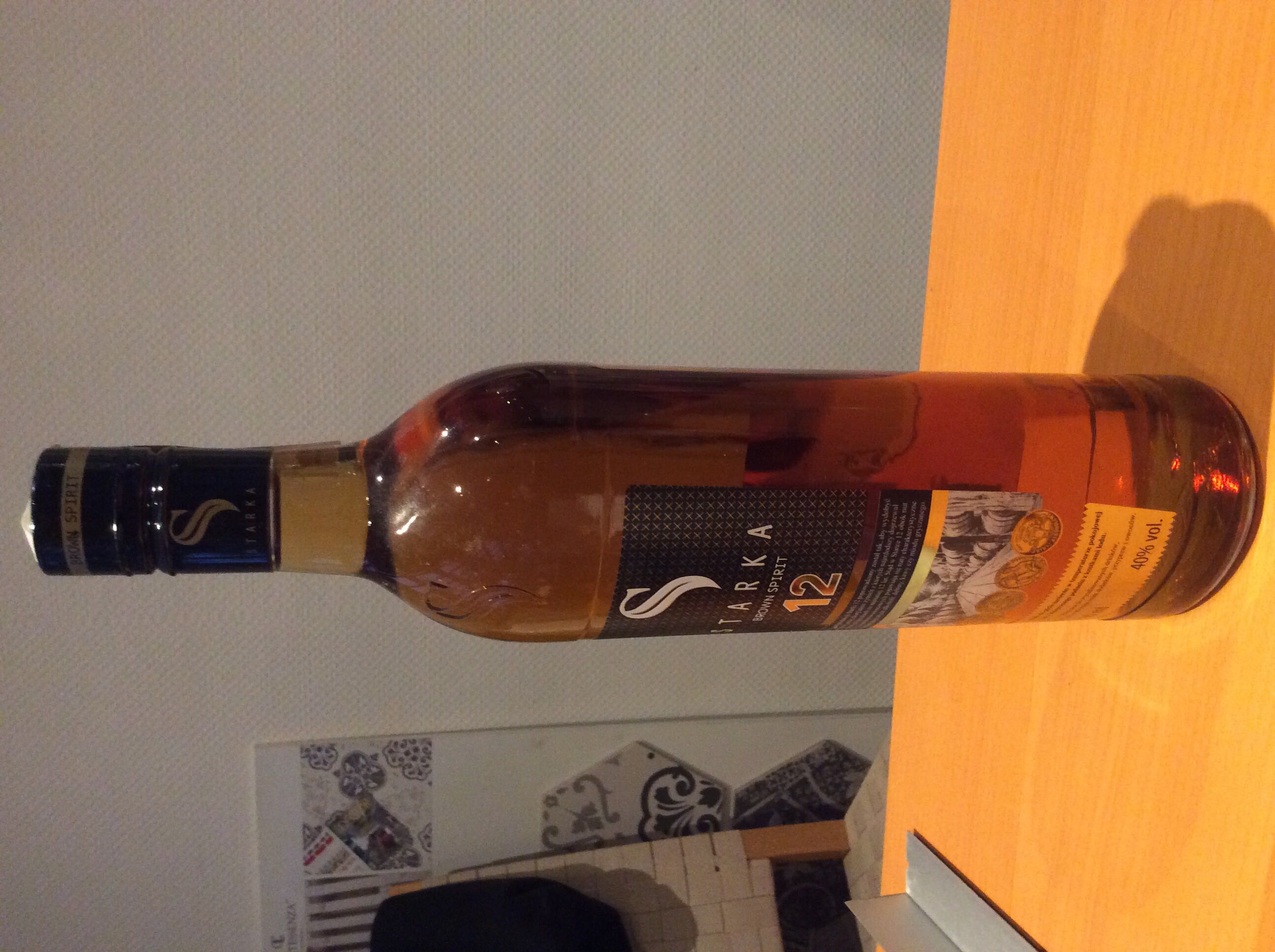 Starka 12 Brown Spirit 700ml 40% Russia  - Szczecinska Fabryka wodek (700 mL) alcohol collectible [Barcode 5901527000151] - Main Image 4