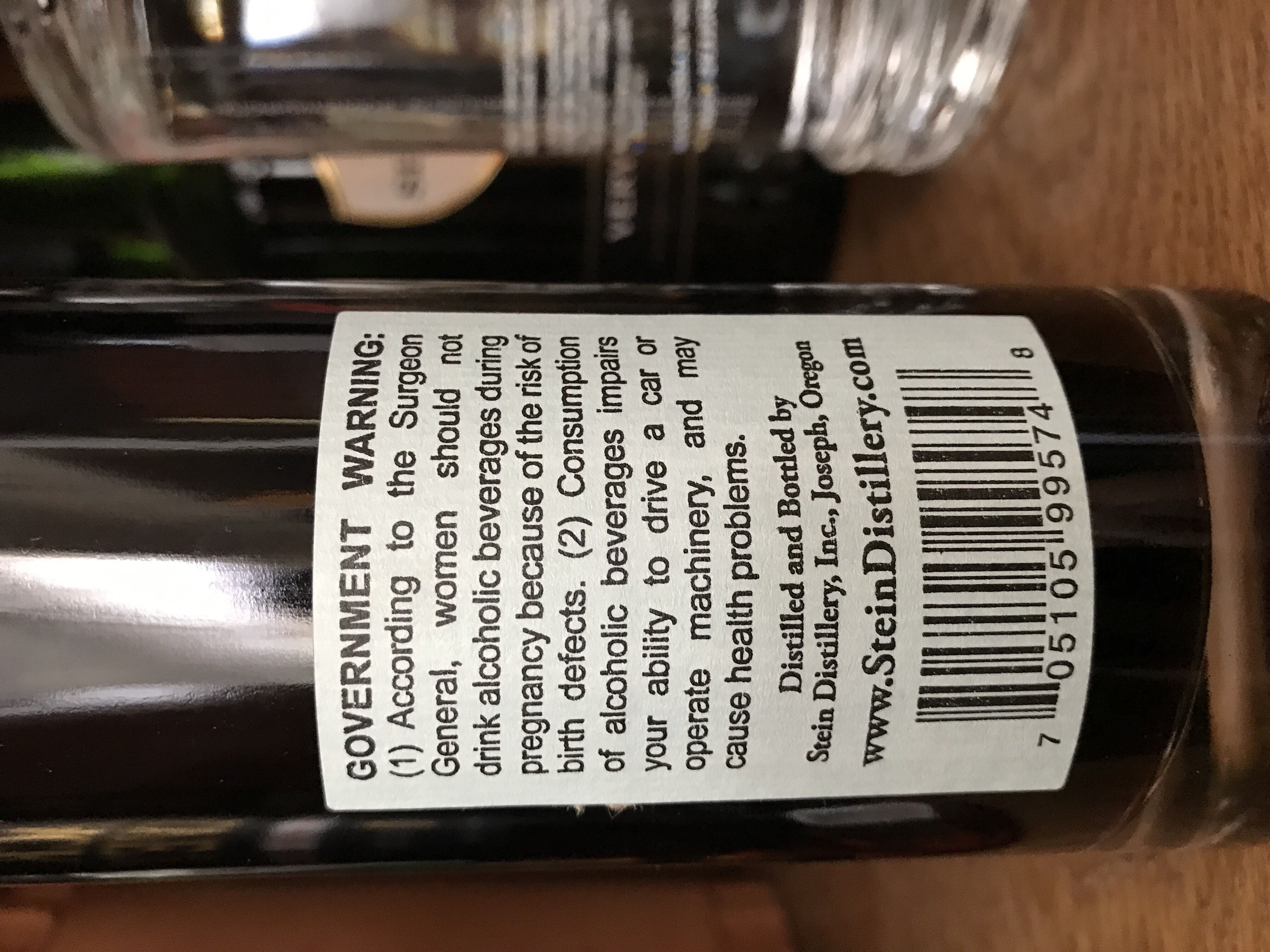 Cordial Huckleberry - Stein Distillery (375 mL) alcohol collectible [Barcode 705105995748] - Main Image 2