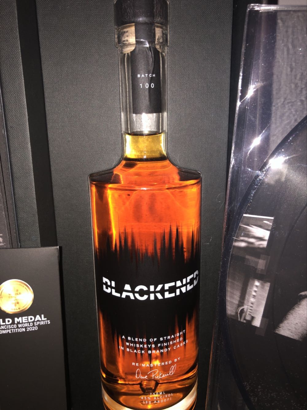Blackened Whiskey - Sweet Amber Distilling Co. (750 mL) alcohol collectible [Barcode 752830059290] - Main Image 2