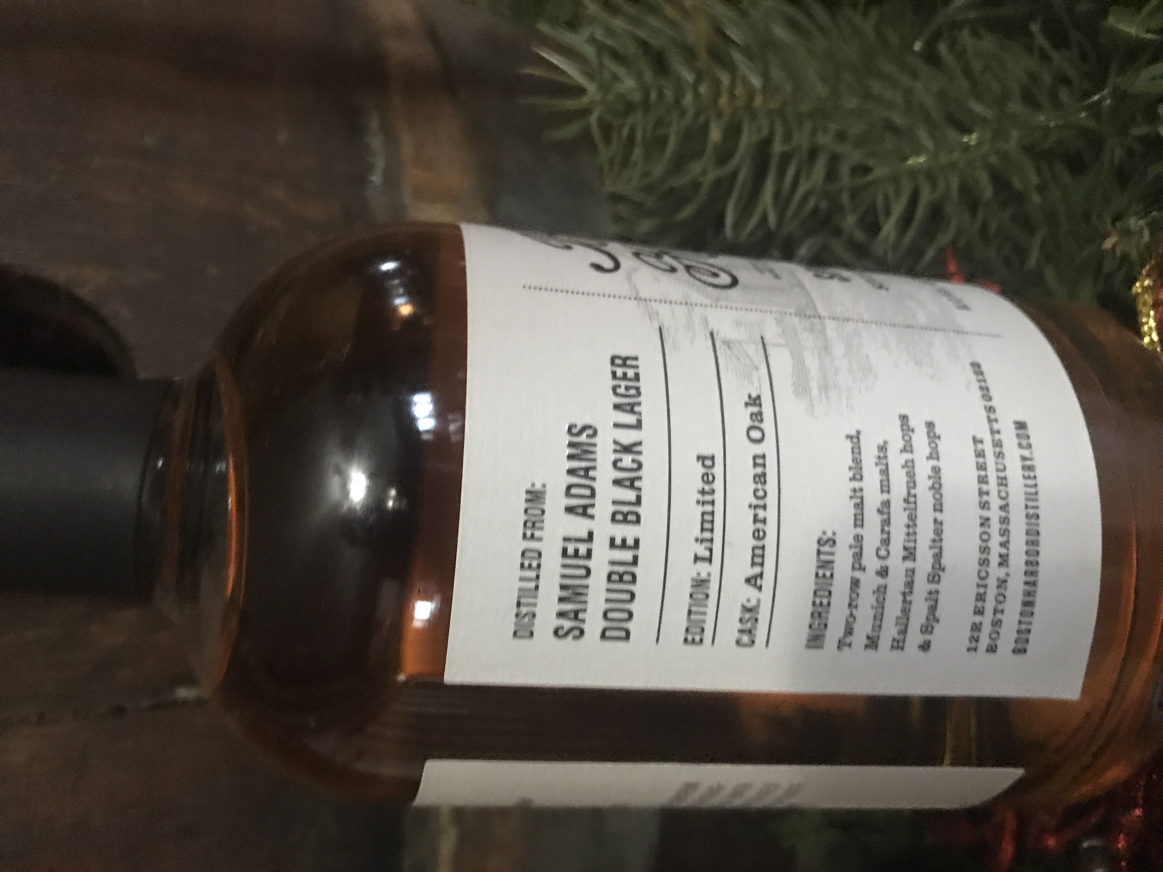 Boston Harbor Sam Adams Double Black Lager - Boston Harbor (375 mL) alcohol collectible - Main Image 2