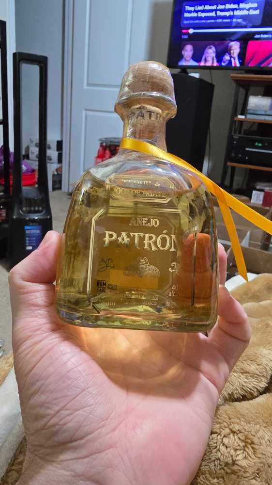 Patron Extra Anejo Tequila - NOM 1492 (375 mL) alcohol collectible [Barcode 721733003303] - Main Image 2