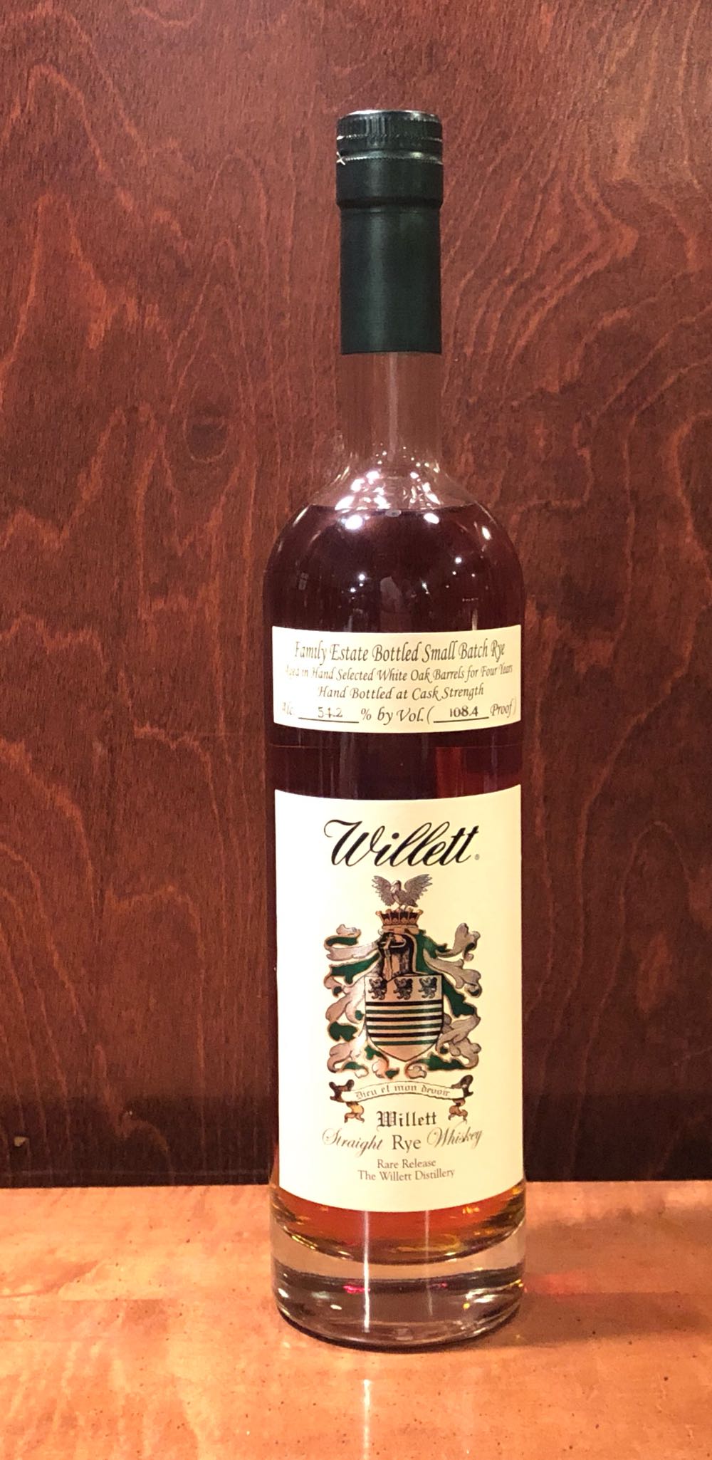 Willett Family Estate Bottled Small Batch Rye Whiskey - The Willett Distillery (750 mL) alcohol collectible [Barcode 680203040180] - Main Image 3