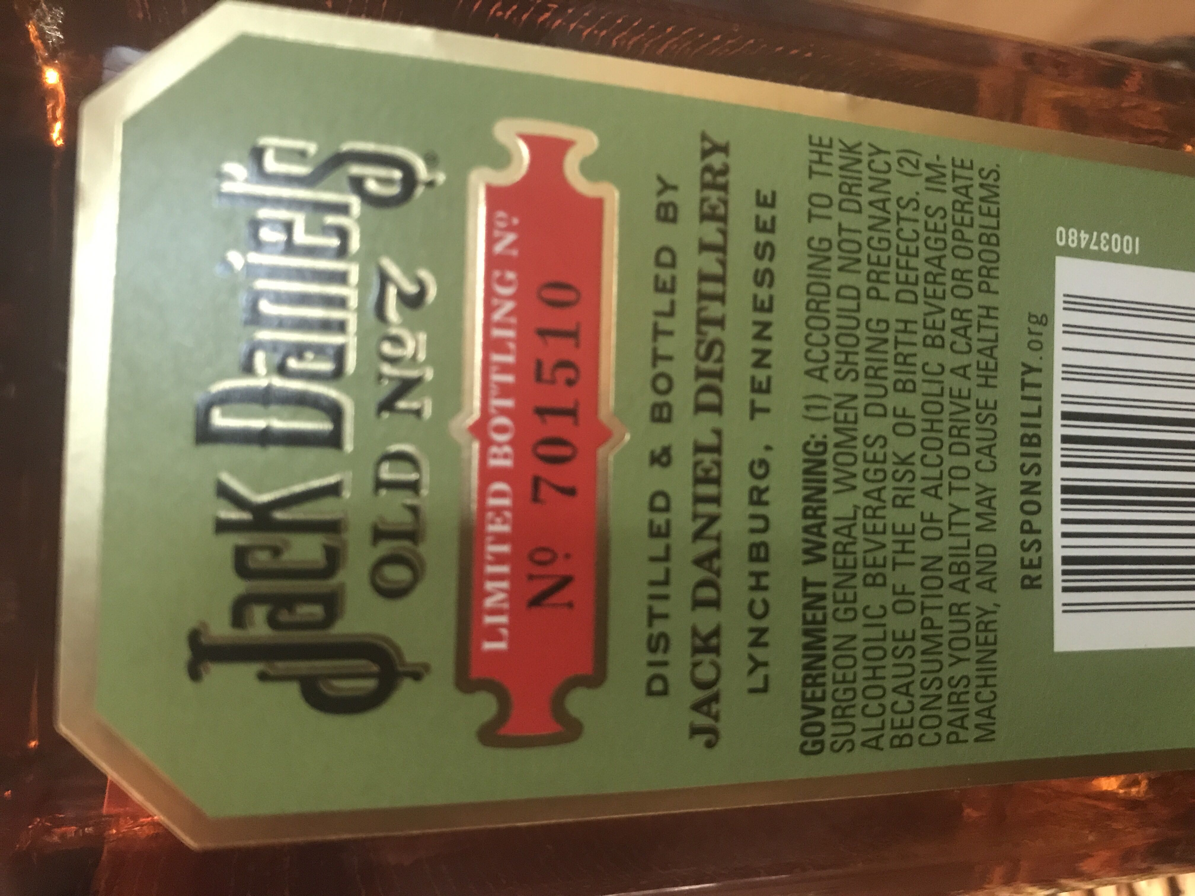 Jack Daniel’s Legacy 1st Edition  - Jack Daniel Distillery (750 mL) alcohol collectible - Main Image 2