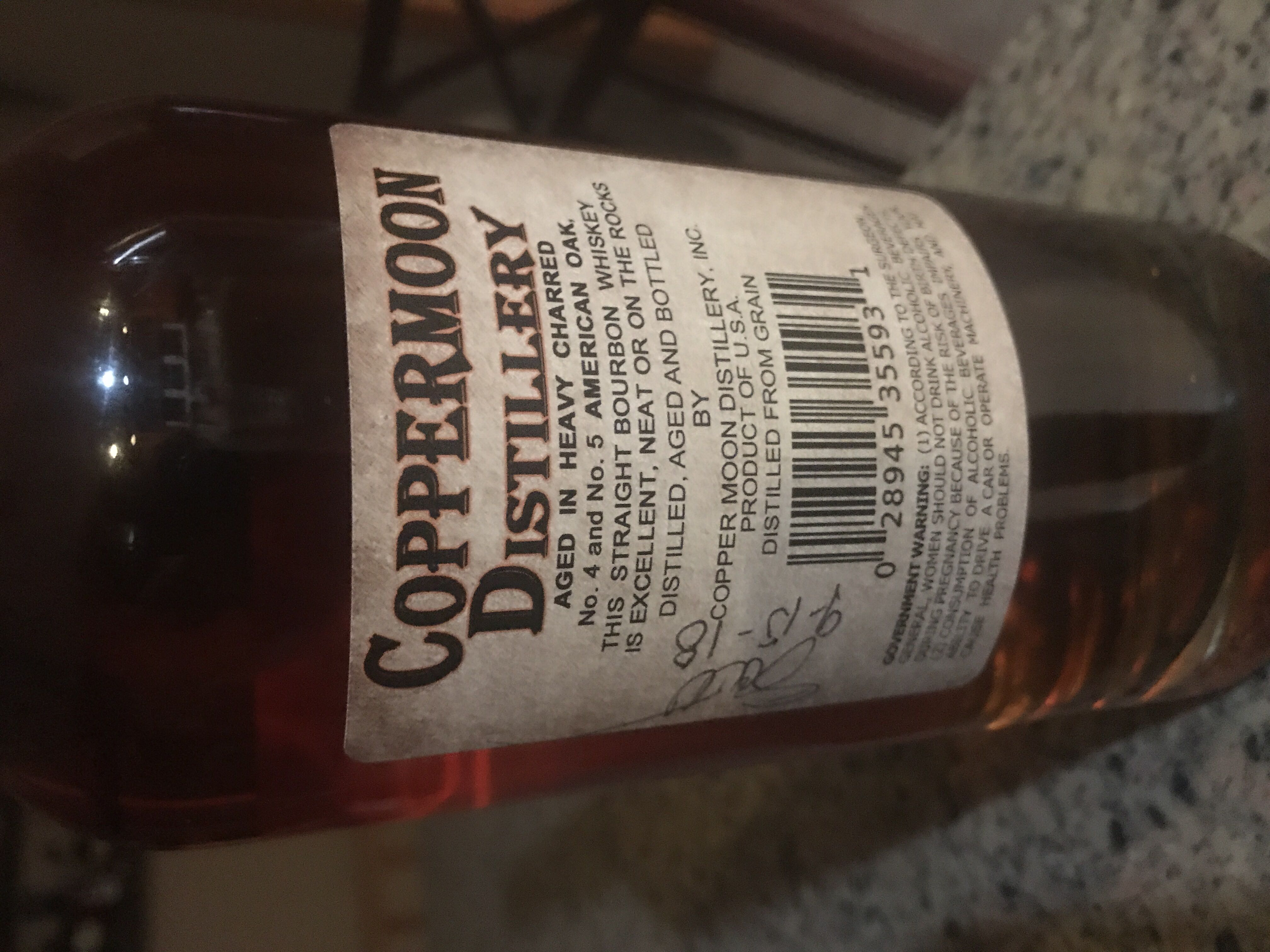 Coppermoon  - Coppermoon Distillery (750 mL) alcohol collectible [Barcode 028945355931] - Main Image 2