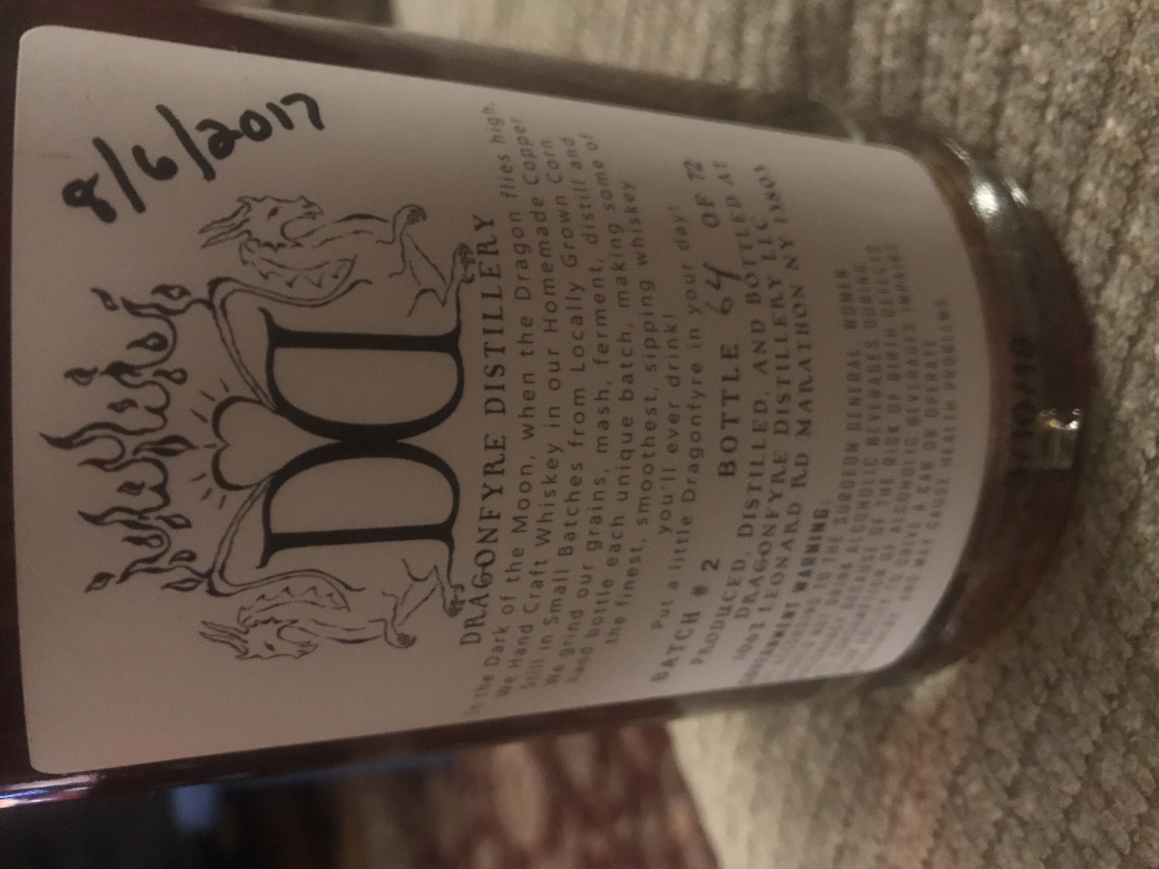 Dragon Fyre Moon Shadow - Dragonfyre Distillary (750 mL) alcohol collectible - Main Image 2