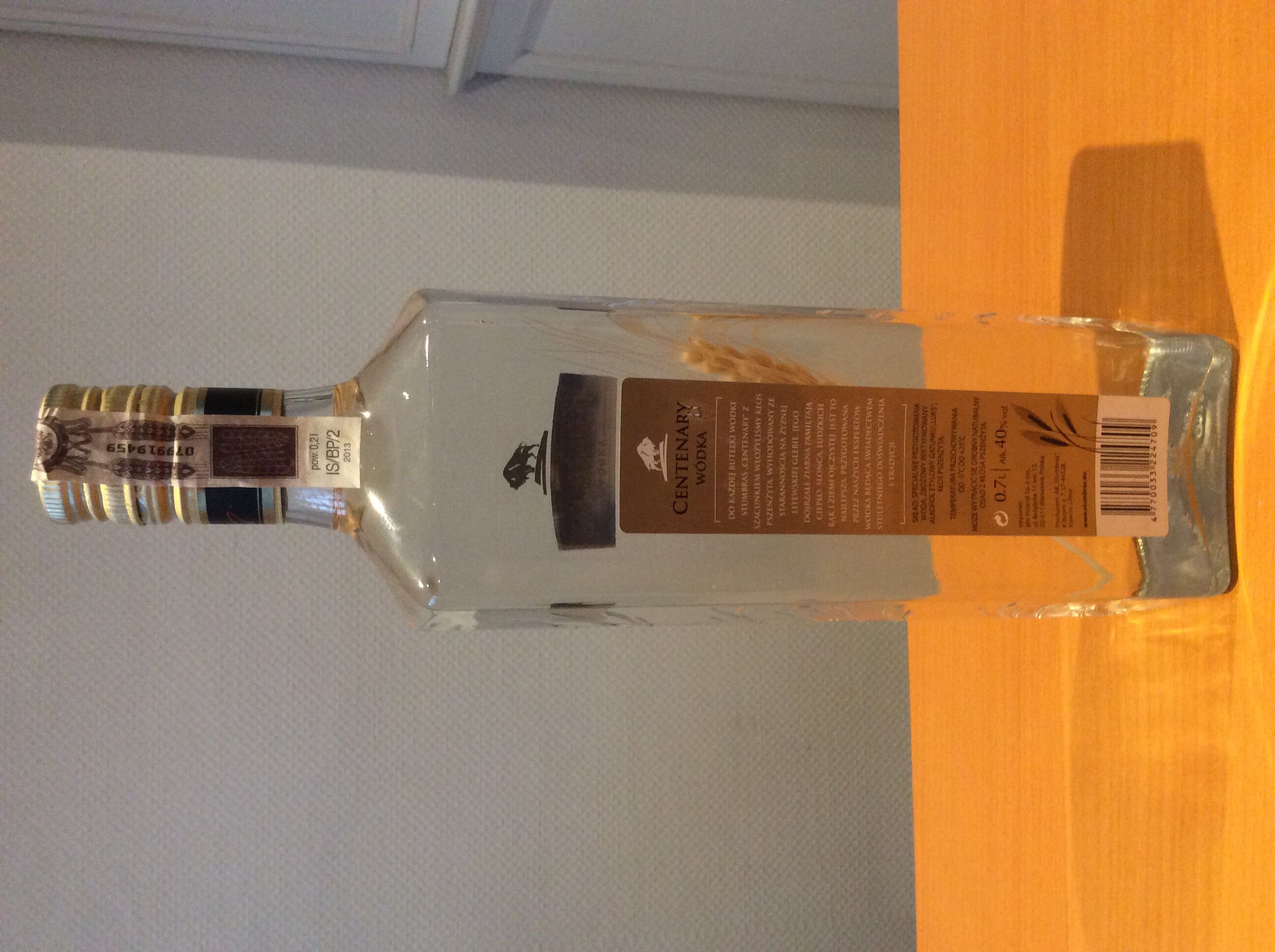 Stumbras Centenary Vodka 700ml 40% Lithuania - AB Stumbras (700 mL) alcohol collectible [Barcode 4770033224709] - Main Image 2