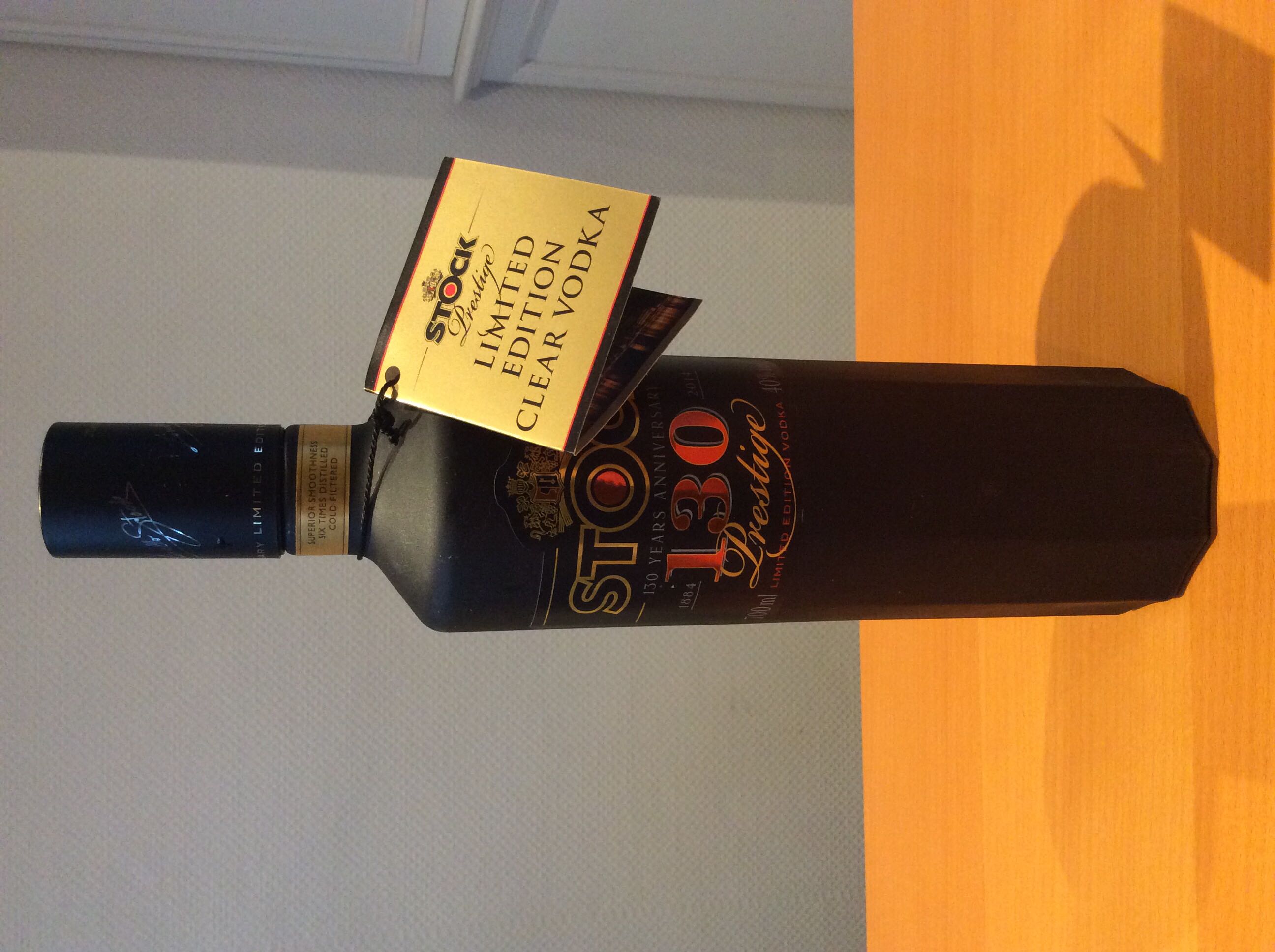 Stock 130 Prestige Limited Edition Vodka 700ml 40% Poland - Stock Polska Sp. (700 mL) alcohol collectible [Barcode 5902573004568] - Main Image 3