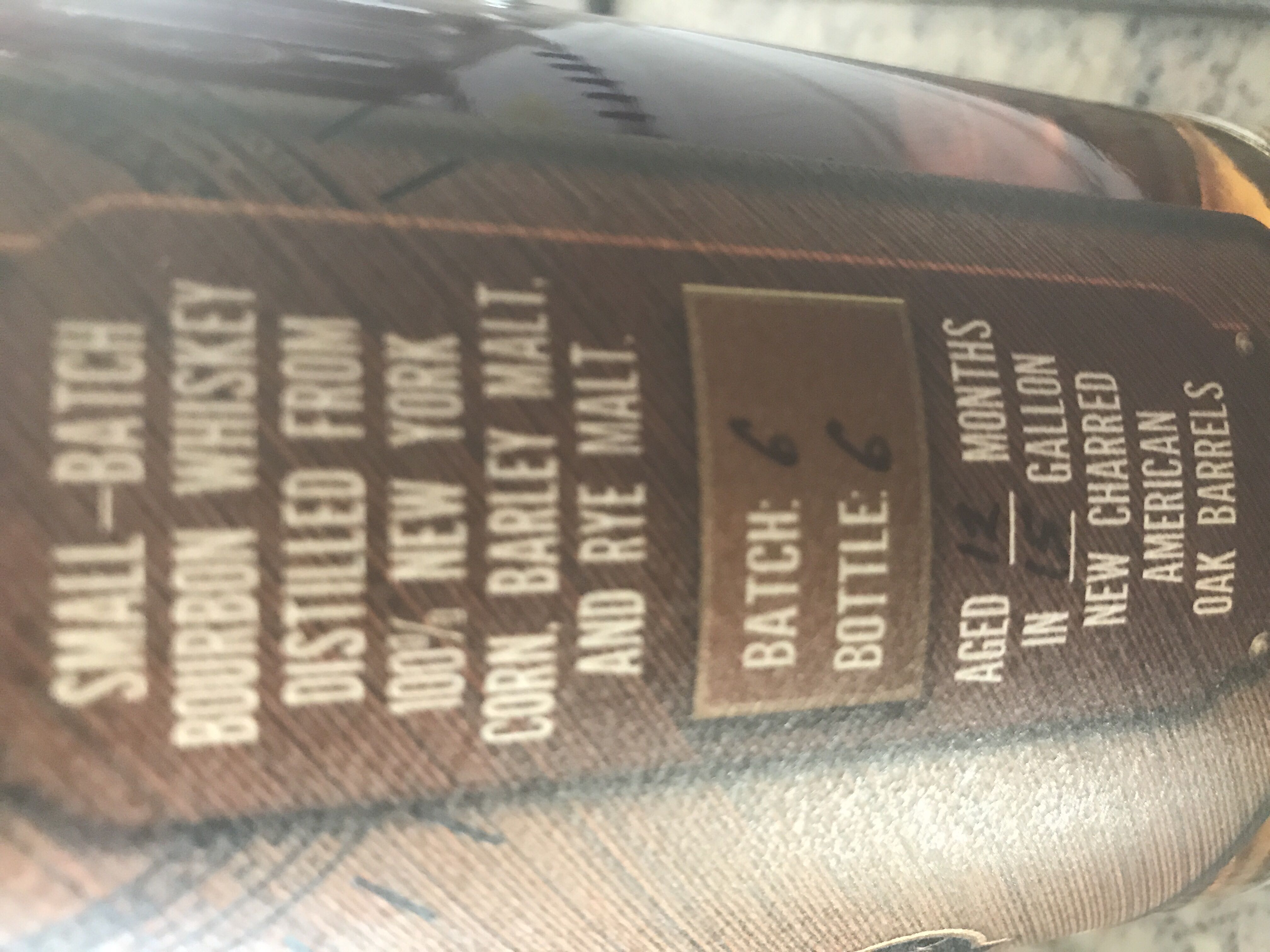 Old Home Brothers Cut Bourbon  - Old Home Distillers (750 mL) alcohol collectible - Main Image 2