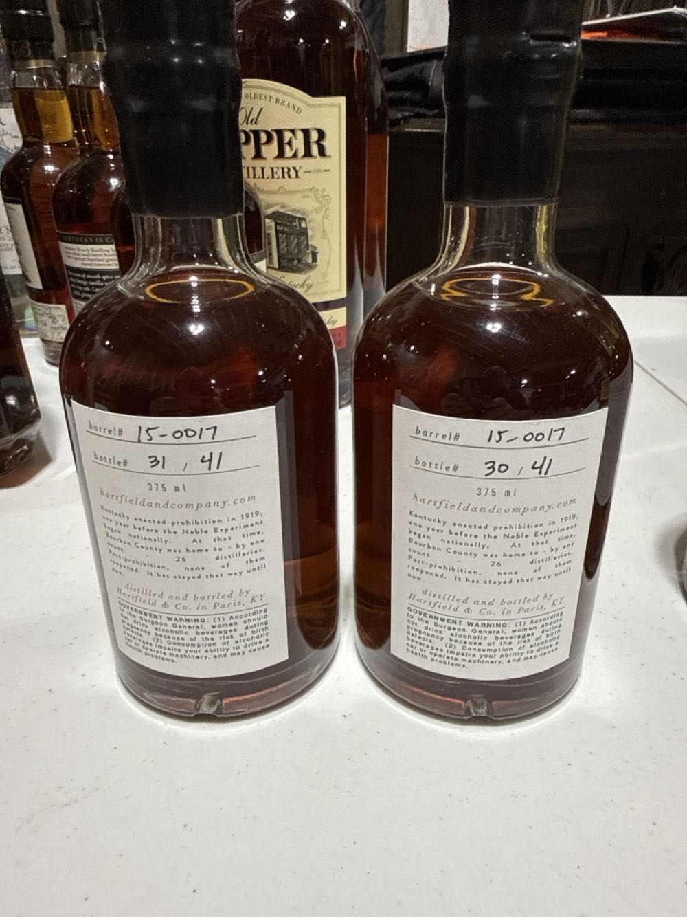 Hartfield & Co Bourbon  - Hartfield & Co (375 mL) alcohol collectible [Barcode 852739006071] - Main Image 3