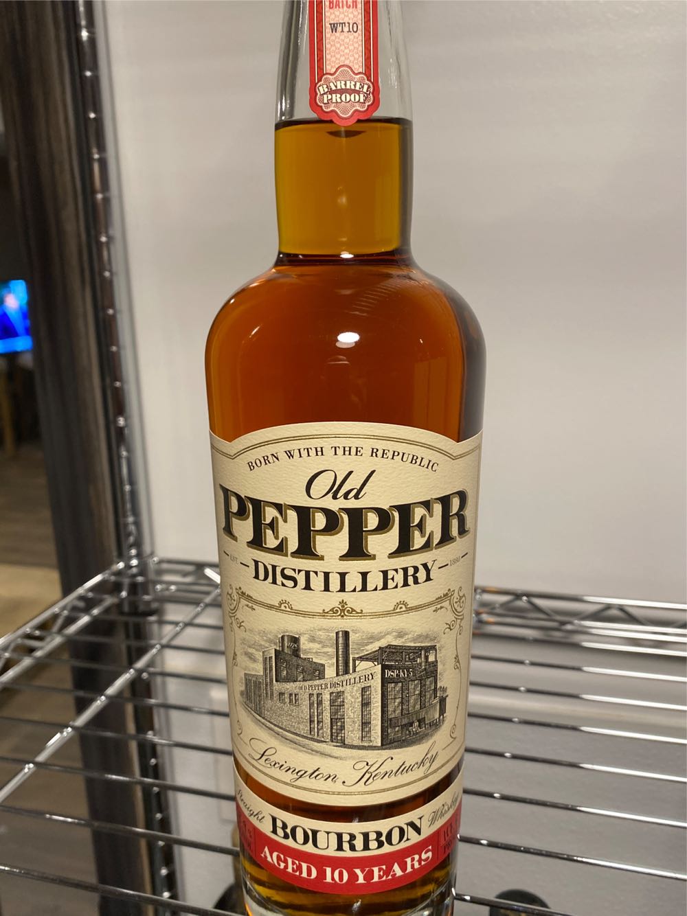 James E Pepper Old Pepper Bourbon  - James E Pepper Distillery (750 mL) alcohol collectible [Barcode 019962789533] - Main Image 3