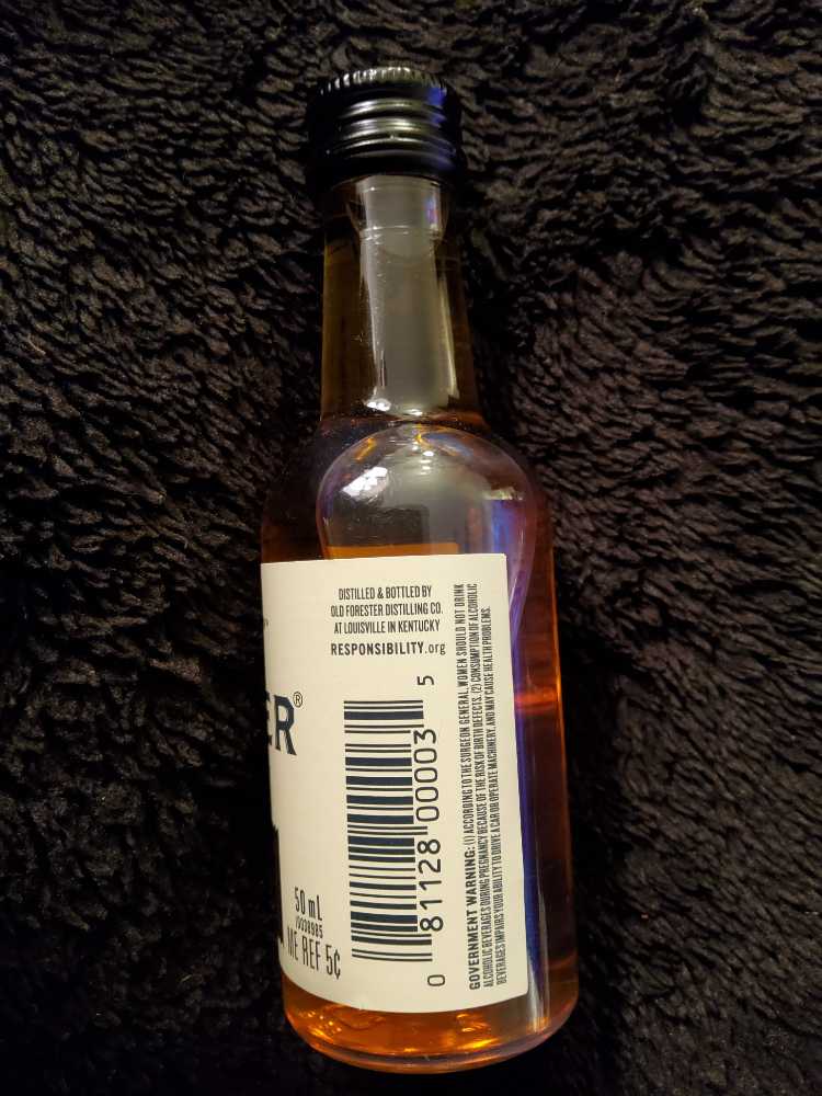 Old Forester - Old Forester (50 mL) alcohol collectible [Barcode 081128000035] - Main Image 4