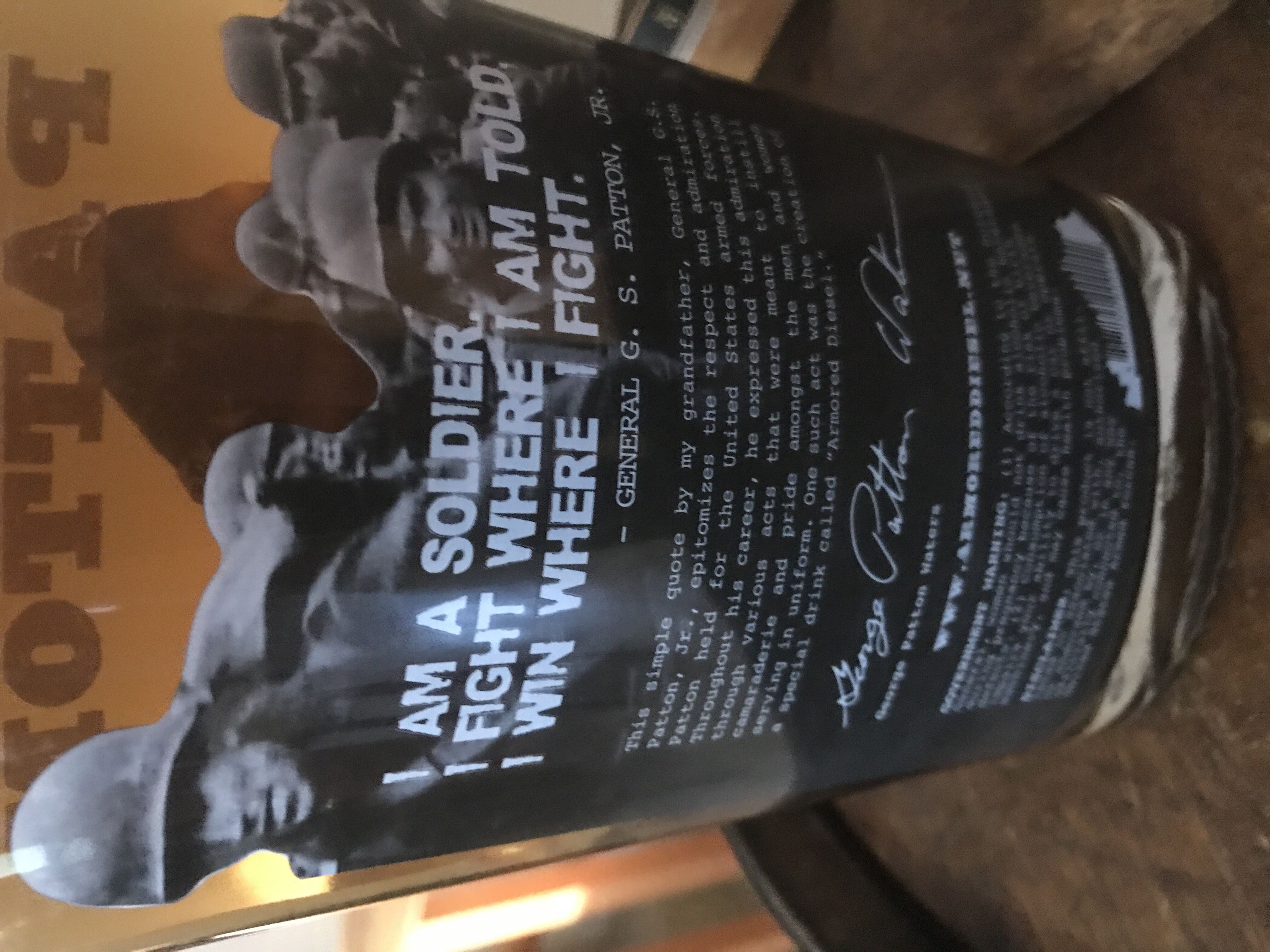 Patton Armored Diesel - Boundry Oak Distillery (750 mL) alcohol collectible [Barcode 867294000044] - Main Image 2