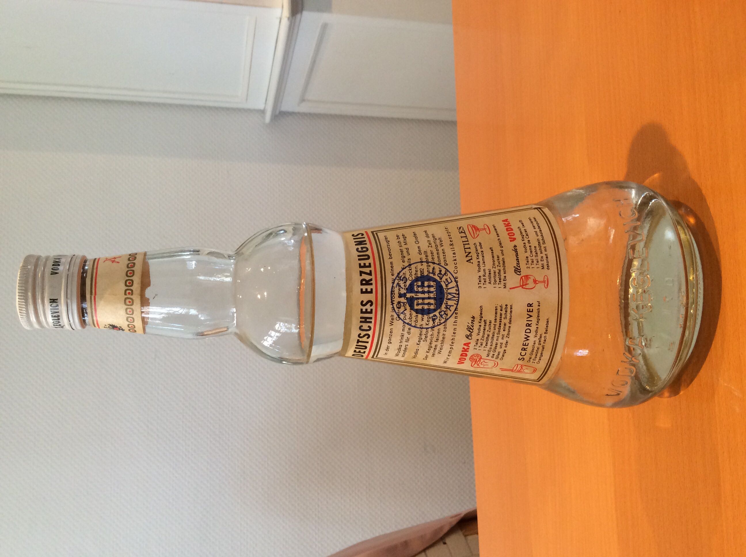 Graf Keglevich Vodka 5ml 40% Poland - Stock (5 mL) alcohol collectible - Main Image 3