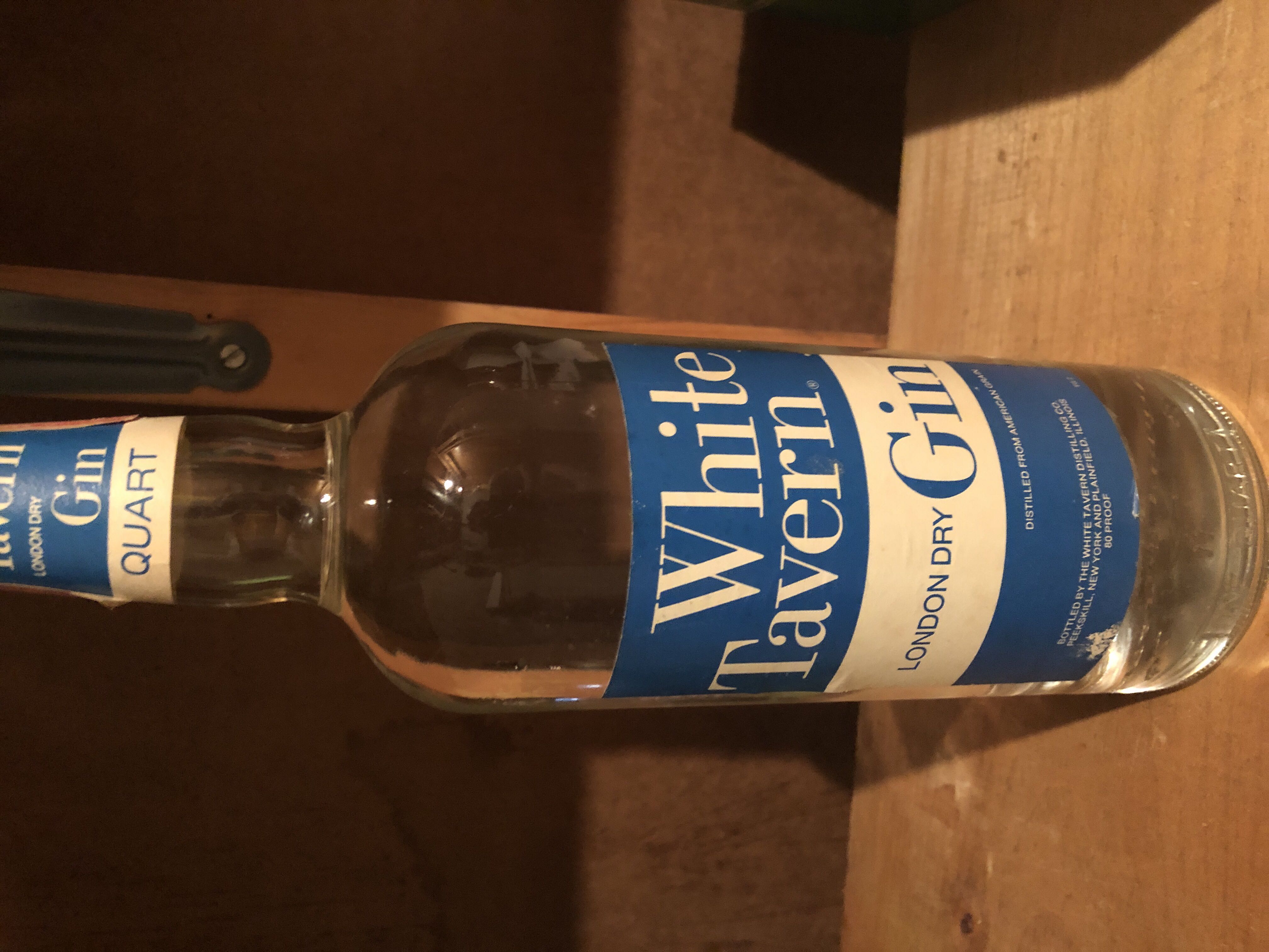White Tavern London Dry Gin  (750 mL) alcohol collectible - Main Image 1