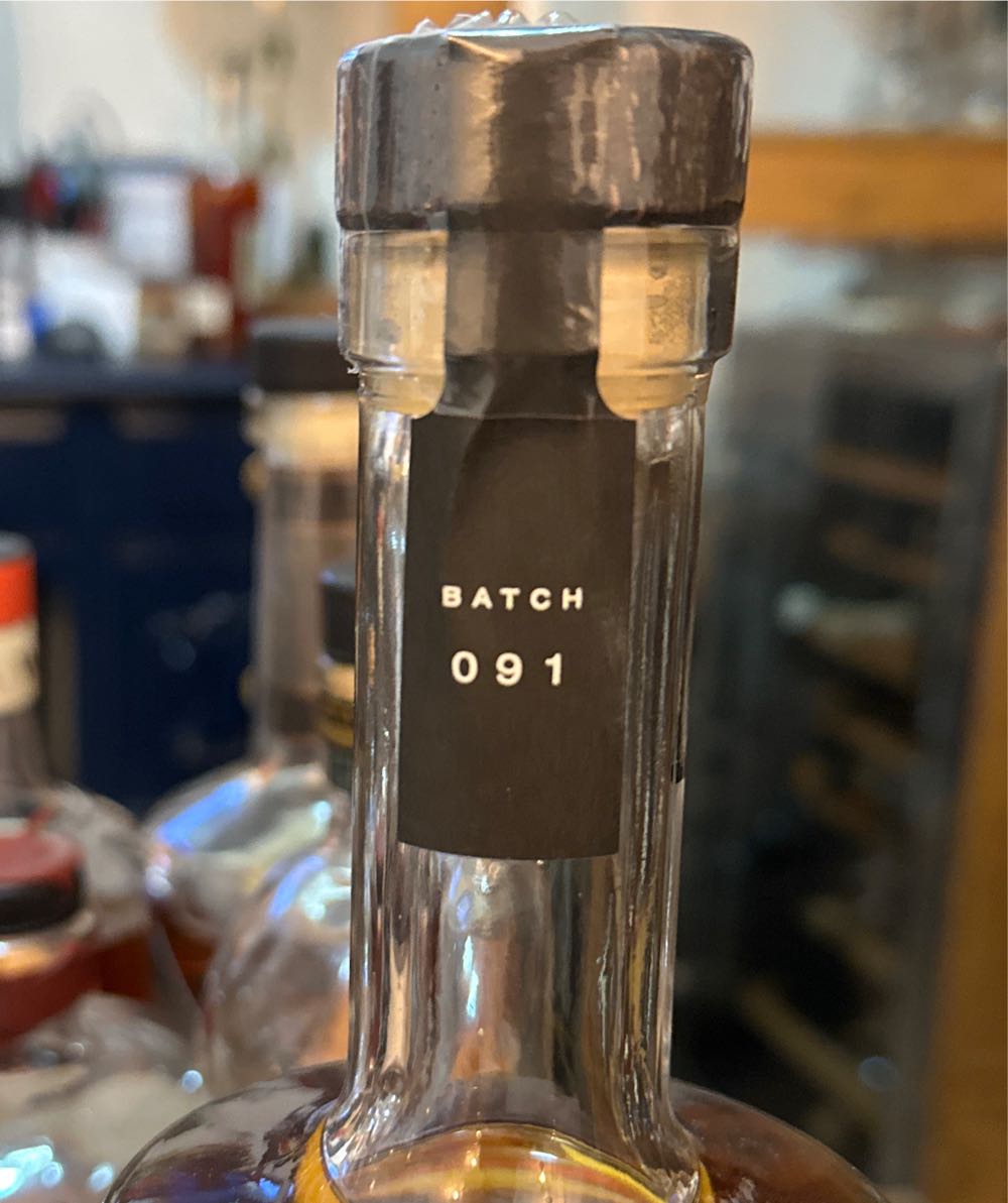 Blackened BATCH 93 - Sweet Amber Distilling (750 mL) alcohol collectible [Barcode 752830059290] - Main Image 3