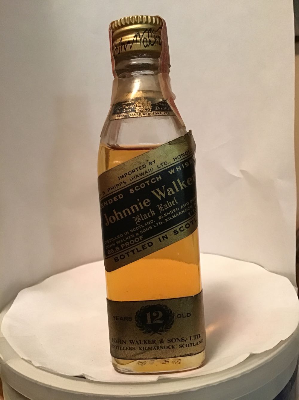 Johnnie Walker Gold Label Reserve & Double Black & Black & Red - John Walker & Sons (50 mL) alcohol collectible - Main Image 3