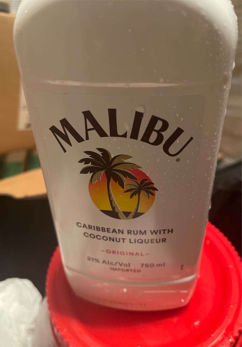 Malibu Caribbean Rum - Malibu (750 mL) alcohol collectible [Barcode 089540466446] - Main Image 2