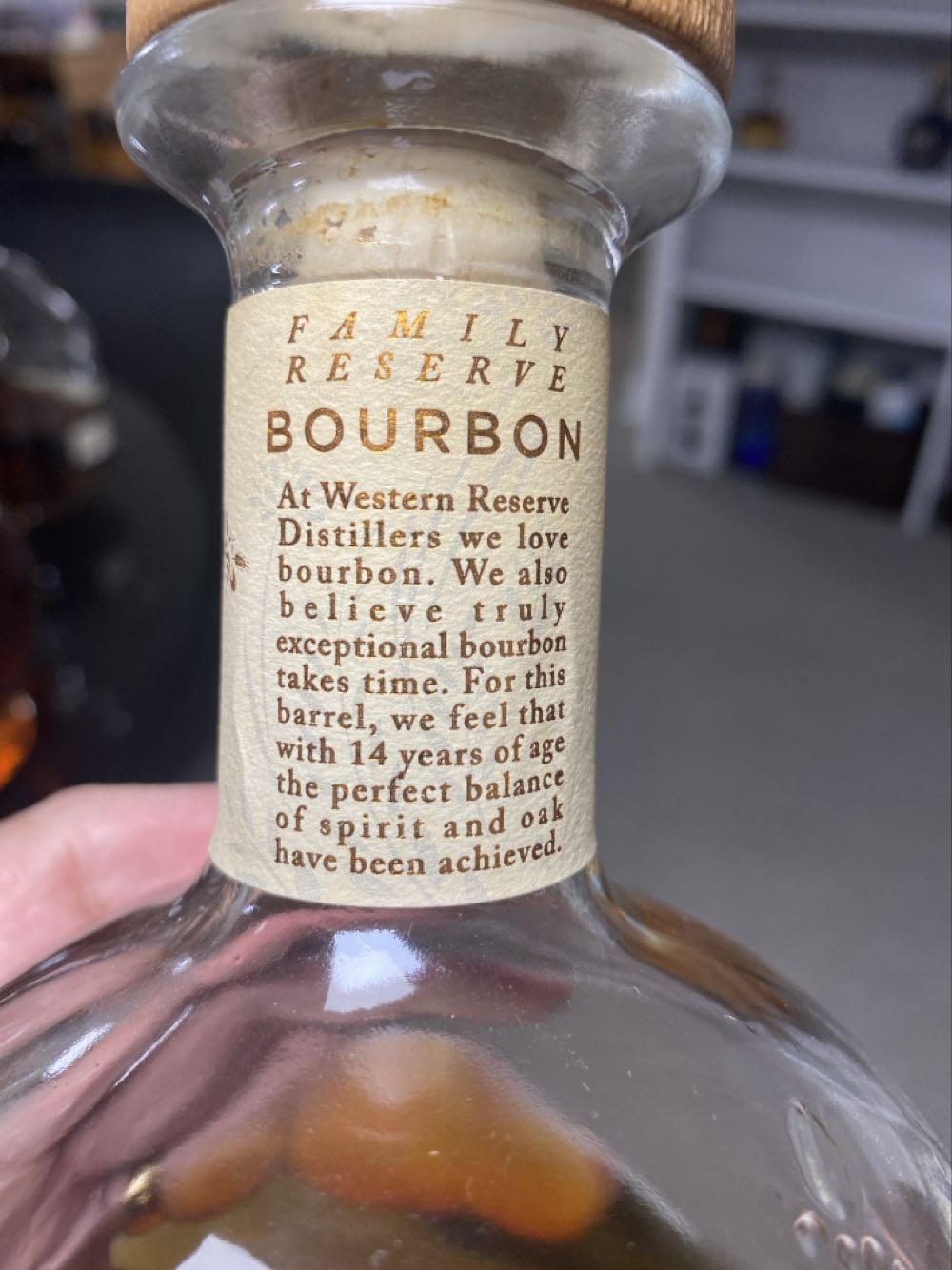 Western Reserve 14 Year Single Barrel Bourbon Whiskey - Western Reserve Distilling (750 mL) alcohol collectible [Barcode 858896007128] - Main Image 3