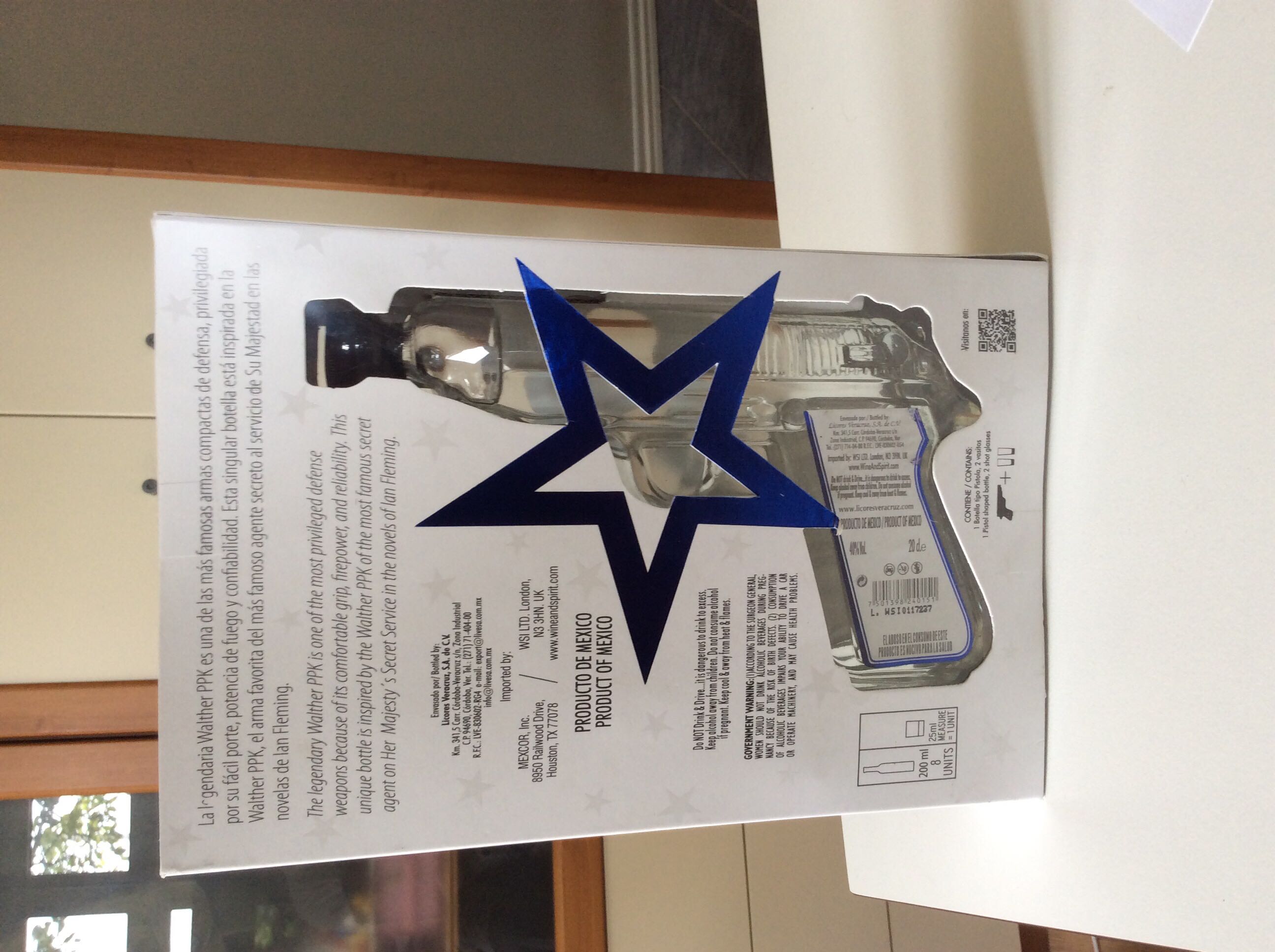 Vodkaka 38 True Vodka Shot 200ml 40% Mexico - Licores Veracruz, S.A. De C.V. (200 mL) alcohol collectible [Barcode 7501398240151] - Main Image 3