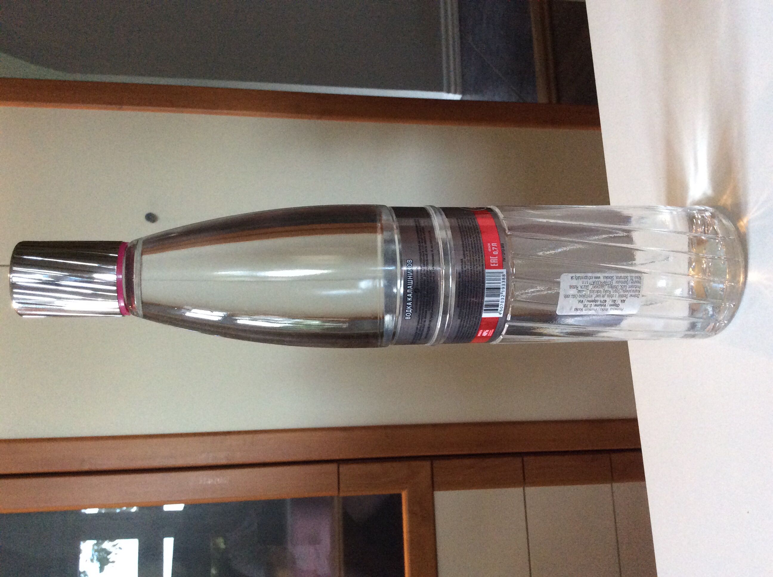 Kalashnikov Vodka 700ml 40% Russia - Glazov Distillery (700 mL) alcohol collectible [Barcode 4607032193388] - Main Image 2