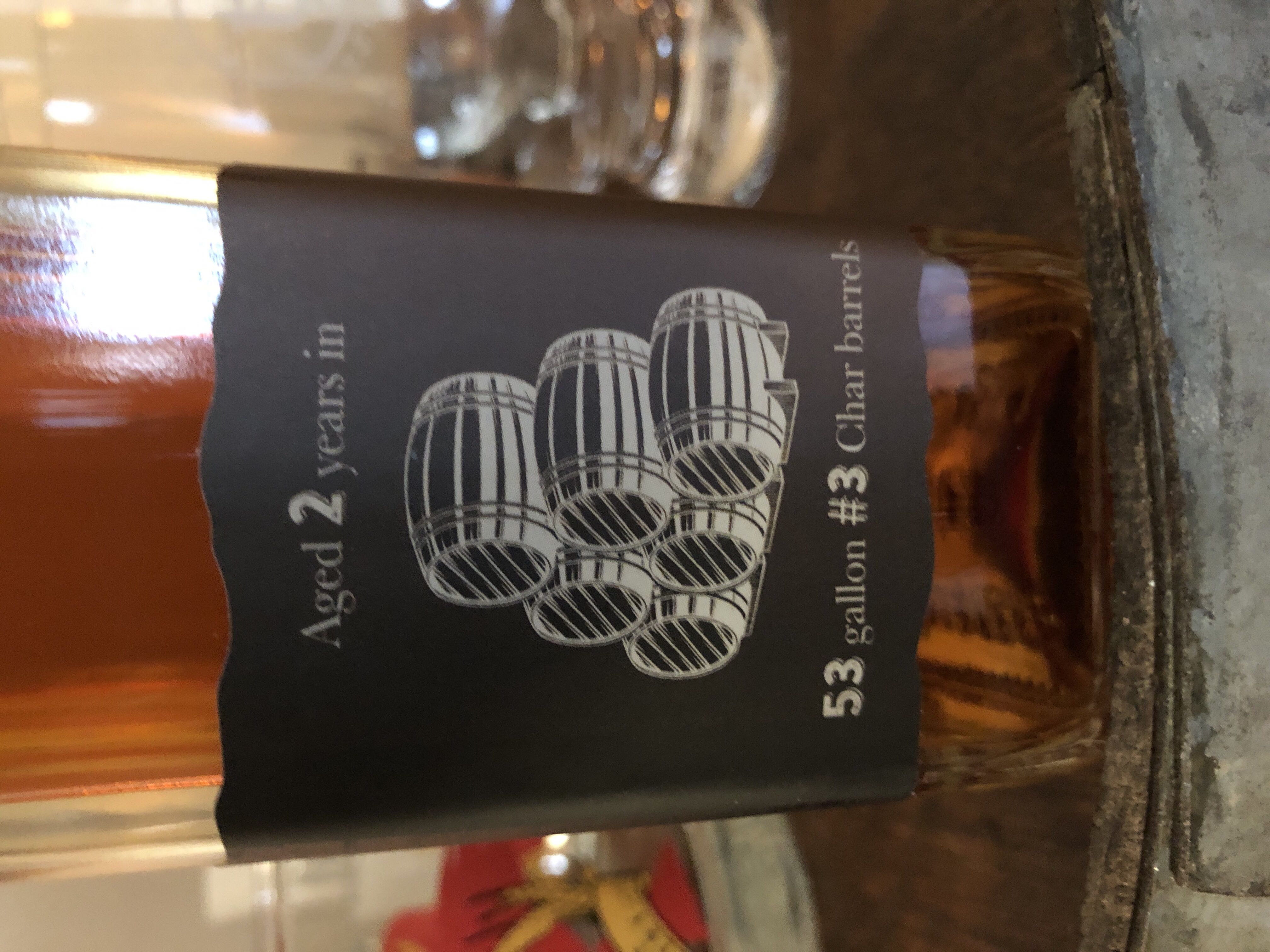 Flag Hill Distillery Bourbon  - Flag Hill Distillery (750 mL) alcohol collectible [Barcode 857352004121] - Main Image 2