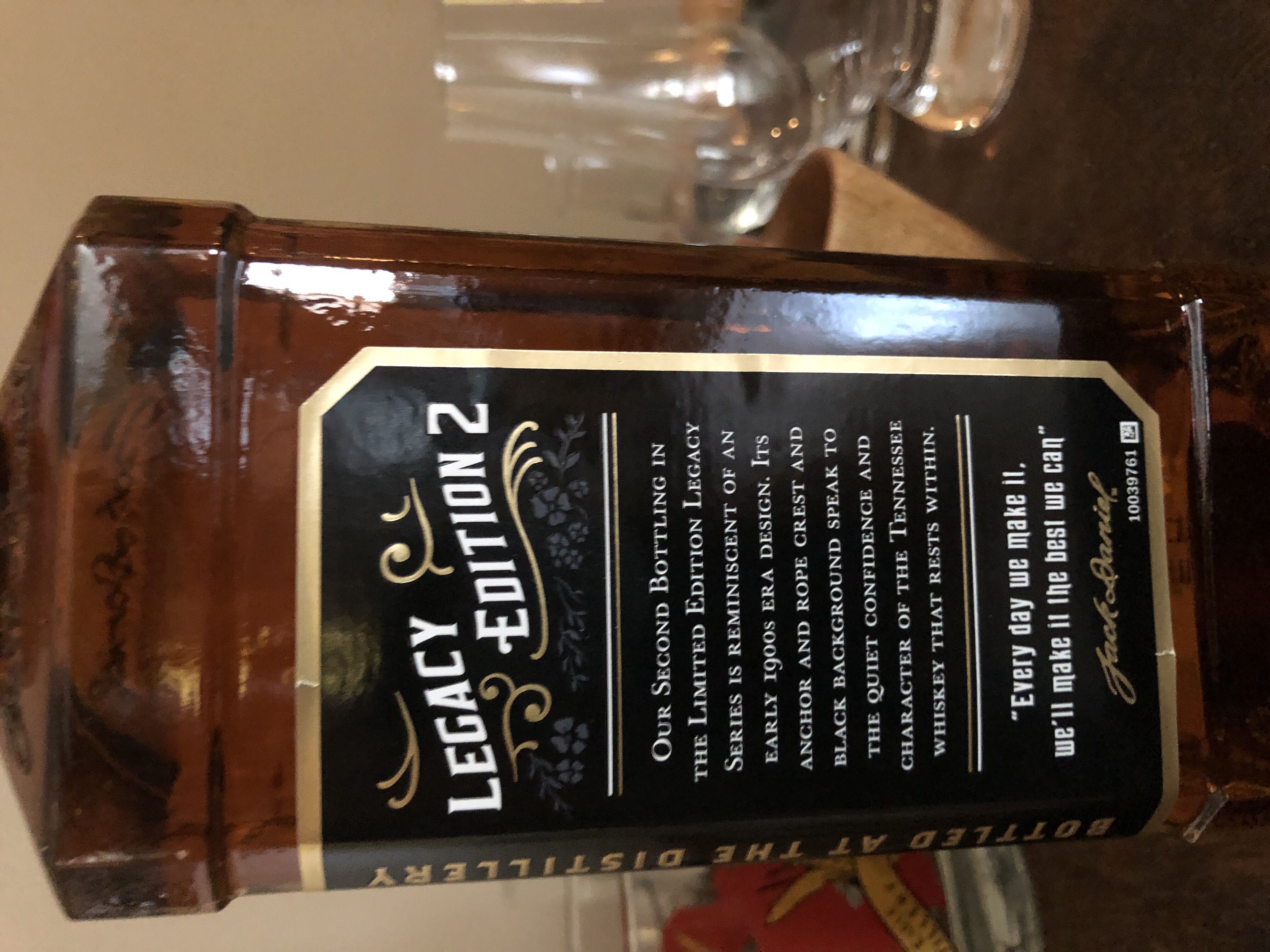 Jack Daniels Legacy Edition #2 - Jack Daniel Distillery (750 mL) alcohol collectible [Barcode 082184004036] - Main Image 3