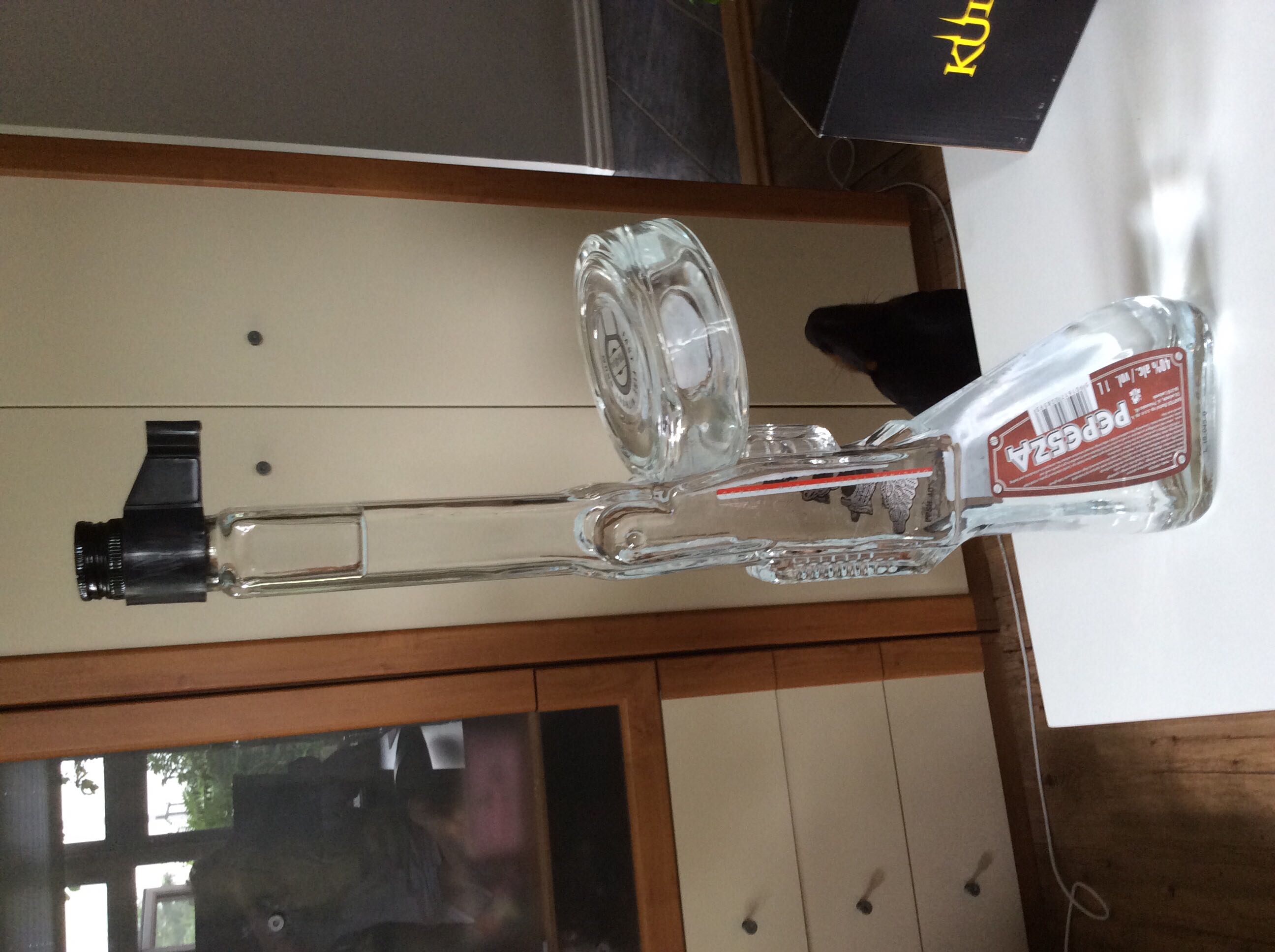 Pepe5za Vodka 1000ml 40% Poland - Bartex Bartol (1000 mL) alcohol collectible [Barcode 5901617008593] - Main Image 2