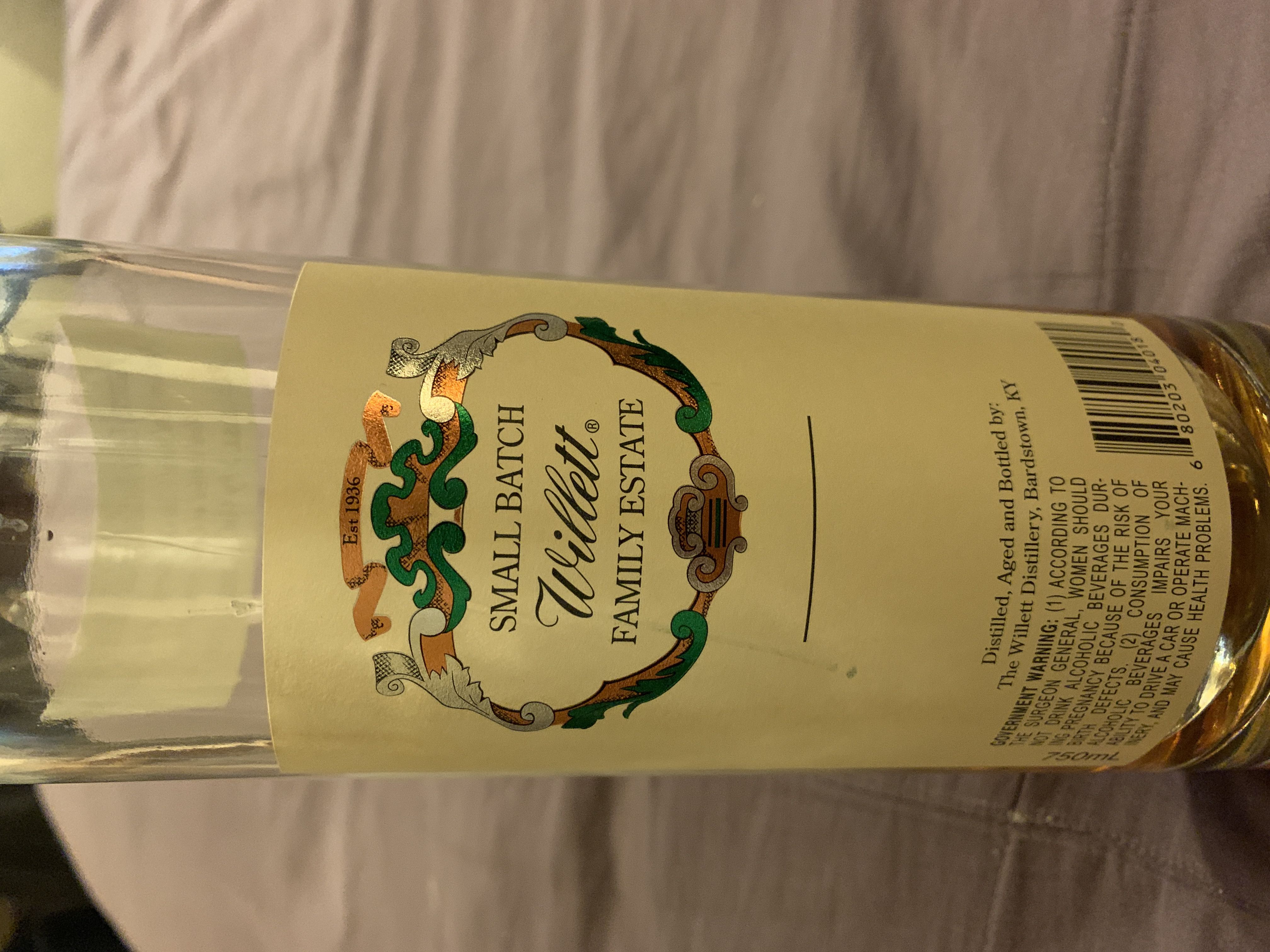 Willett Small Batch Rye Whiskey - Willett Distillery (750 mL) alcohol collectible [Barcode 680203040180] - Main Image 2