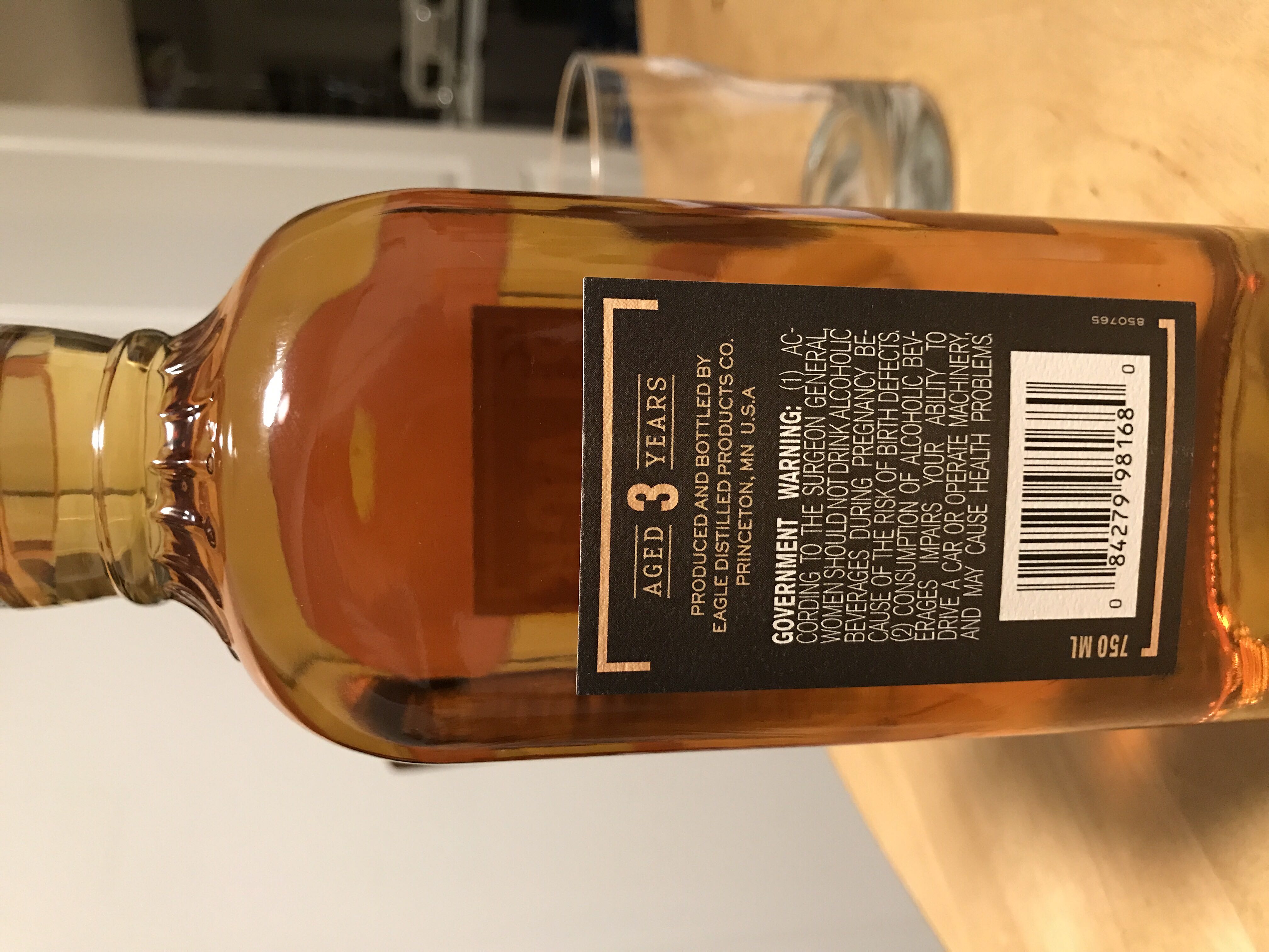 Black Eagle  (750 mL) alcohol collectible [Barcode 084279981680] - Main Image 2