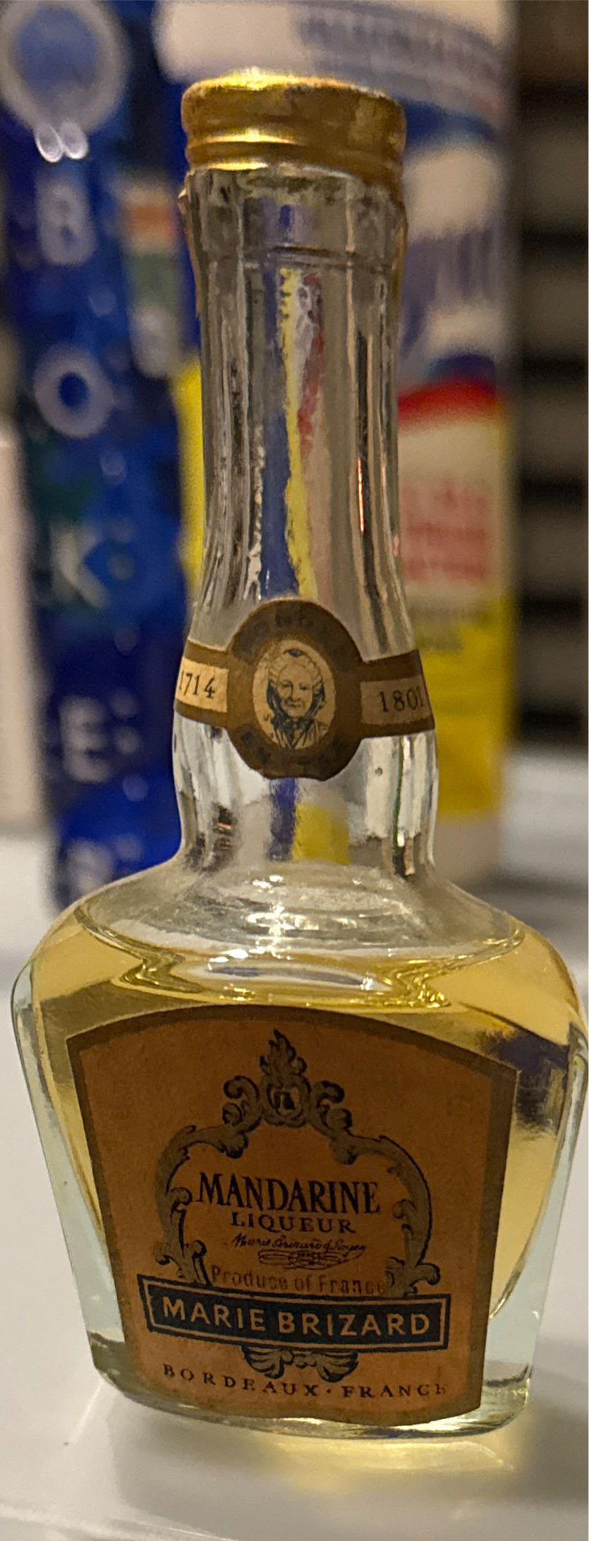 Marie Brizard Mandarina - marie brizard (50 mL) alcohol collectible - Main Image 4