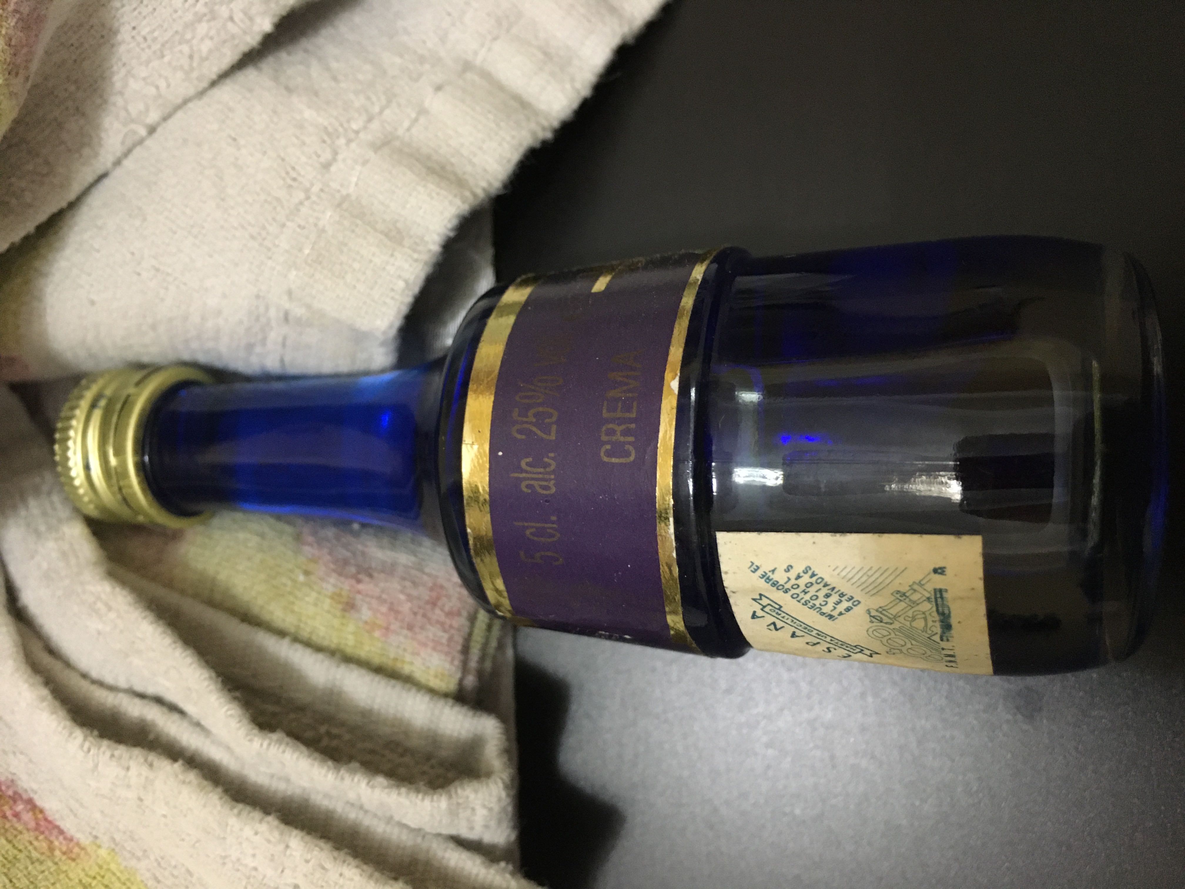 Marie Brizard Curacao Azul - marie brizard (50 mL) alcohol collectible - Main Image 2