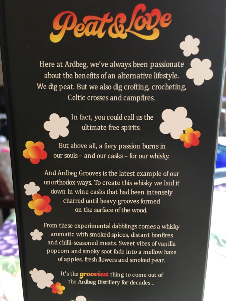 Ardbeg Grooves - Ardbeg Distillery (700 mL) alcohol collectible [Barcode 081753830168] - Main Image 2