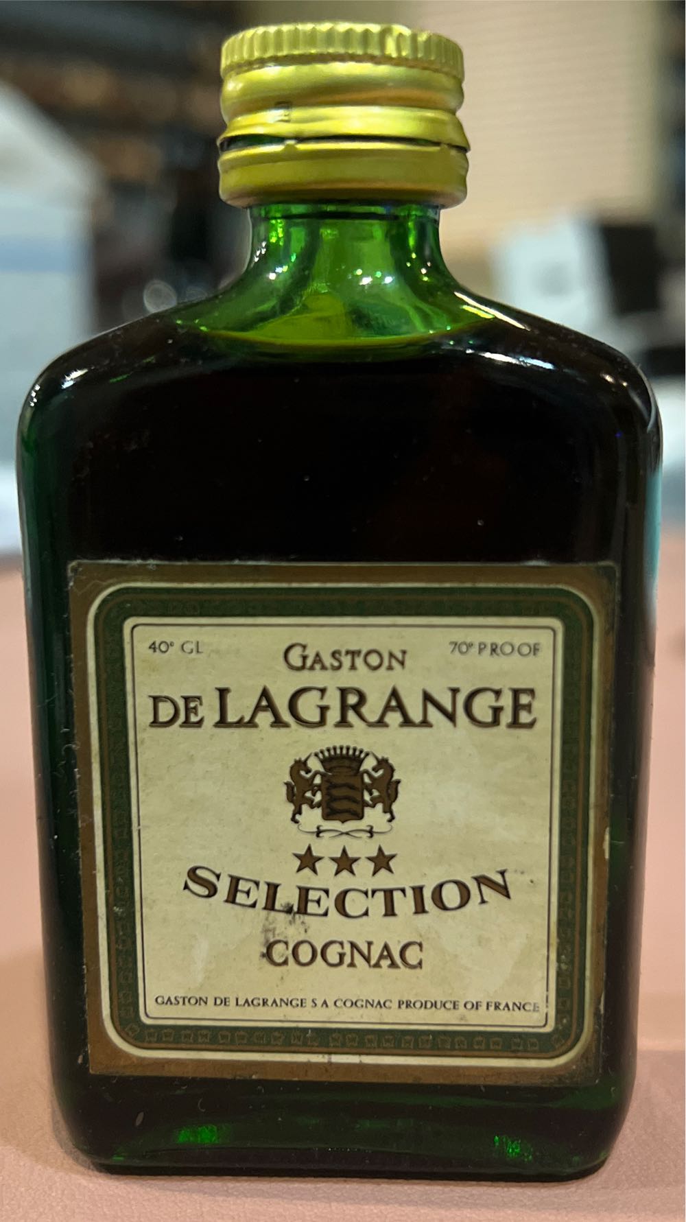 Gaston De Lagrange - Chateau de Cognac S.A. (50 mL) alcohol collectible - Main Image 2